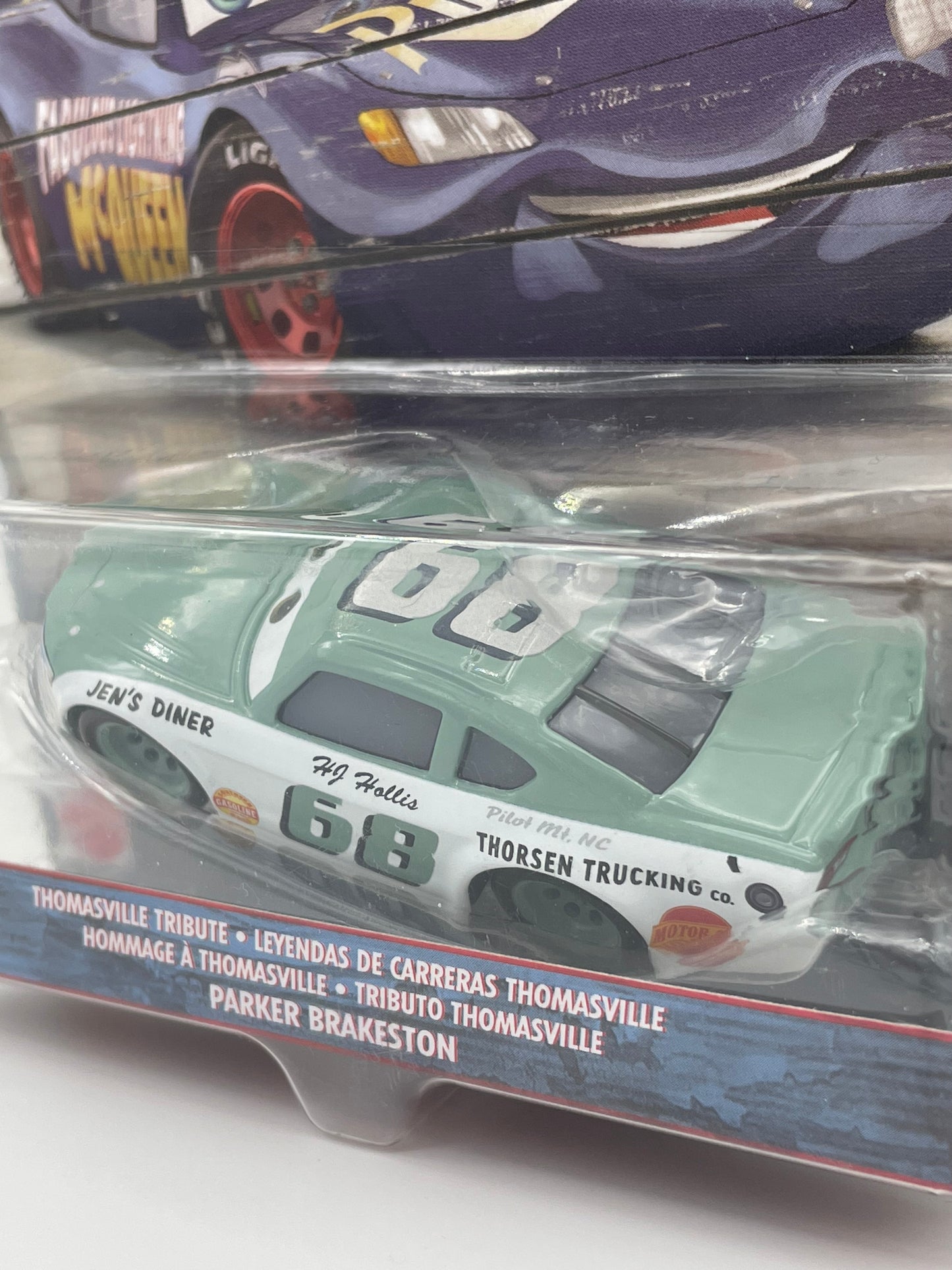DISNEY PIXAR CARS BY MATTEL, “PARKER BRAKESTON" THOMASVILLE SERIES - BNIP