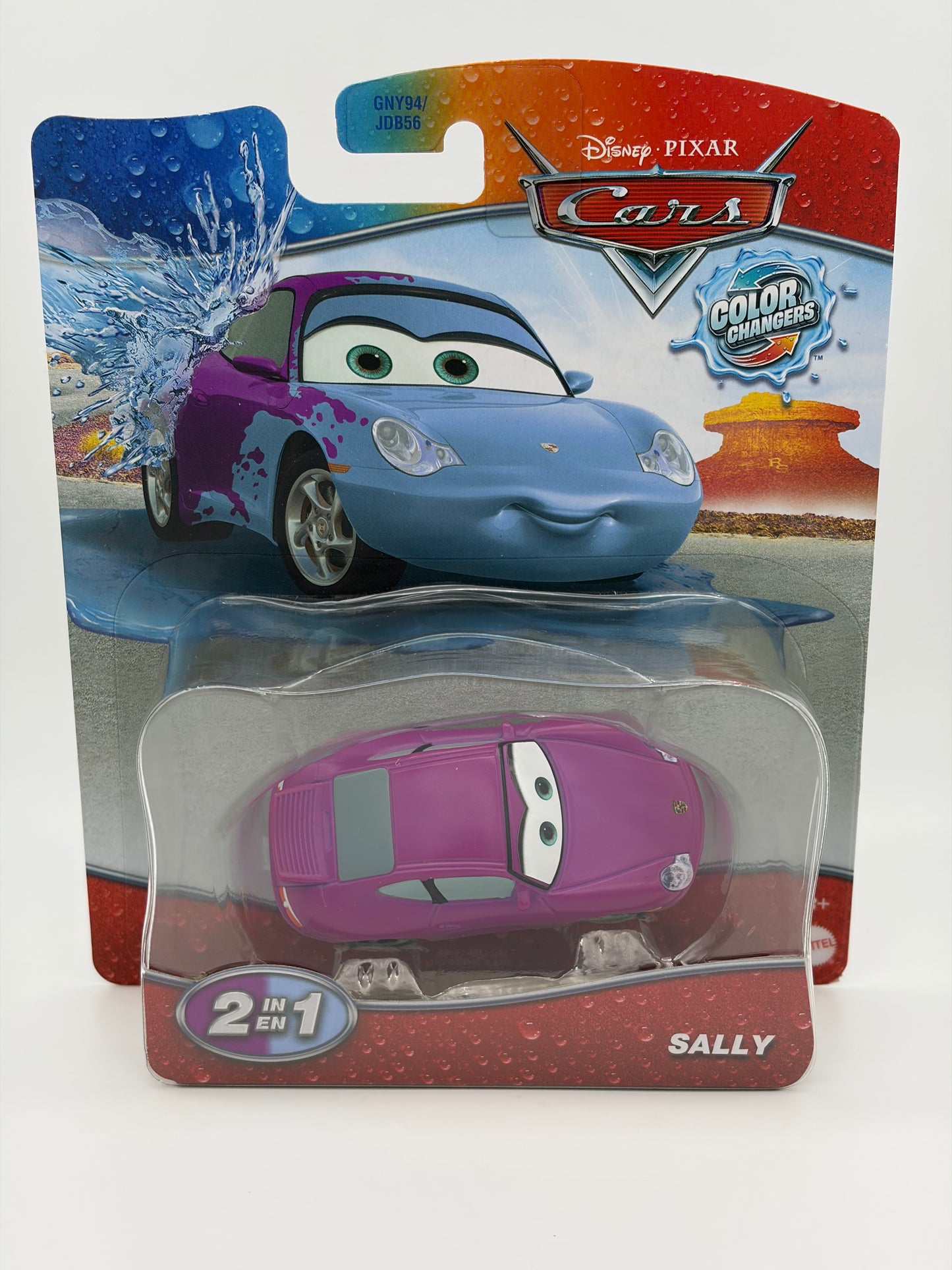 COLOR CHANGERS Disney Pixar Cars by MATTEL, SALLY (PURPLE/BLUE) - 2026 RE-RELEASED - BNIP