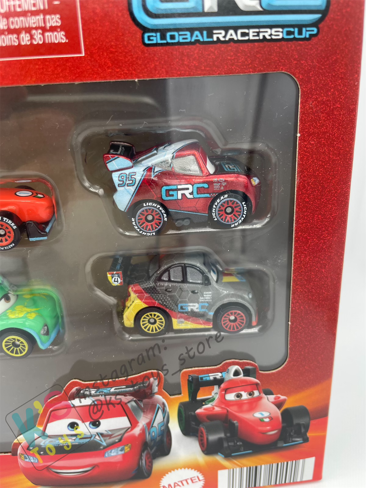 MINI RACERS DISNEY PIXAR CARS 10-PACK NEW 2024 GRC series - BNIP