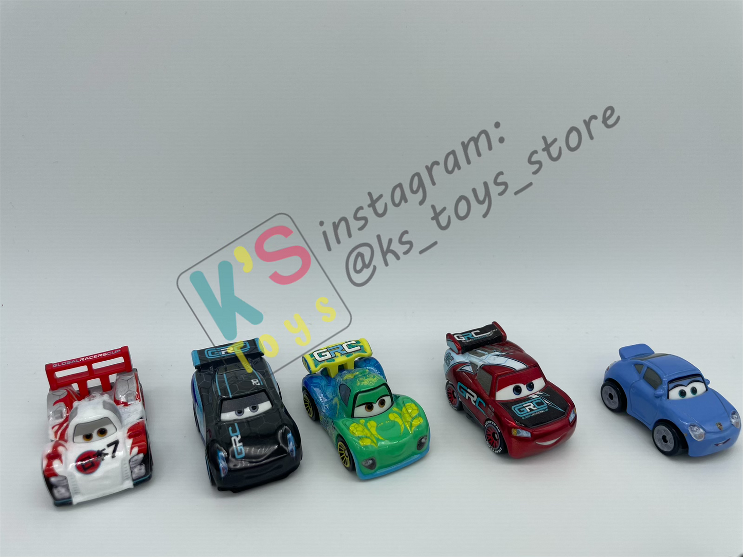 MINI RACERS DISNEY PIXAR CARS 10-PACK NEW 2024 GRC series - BNIP