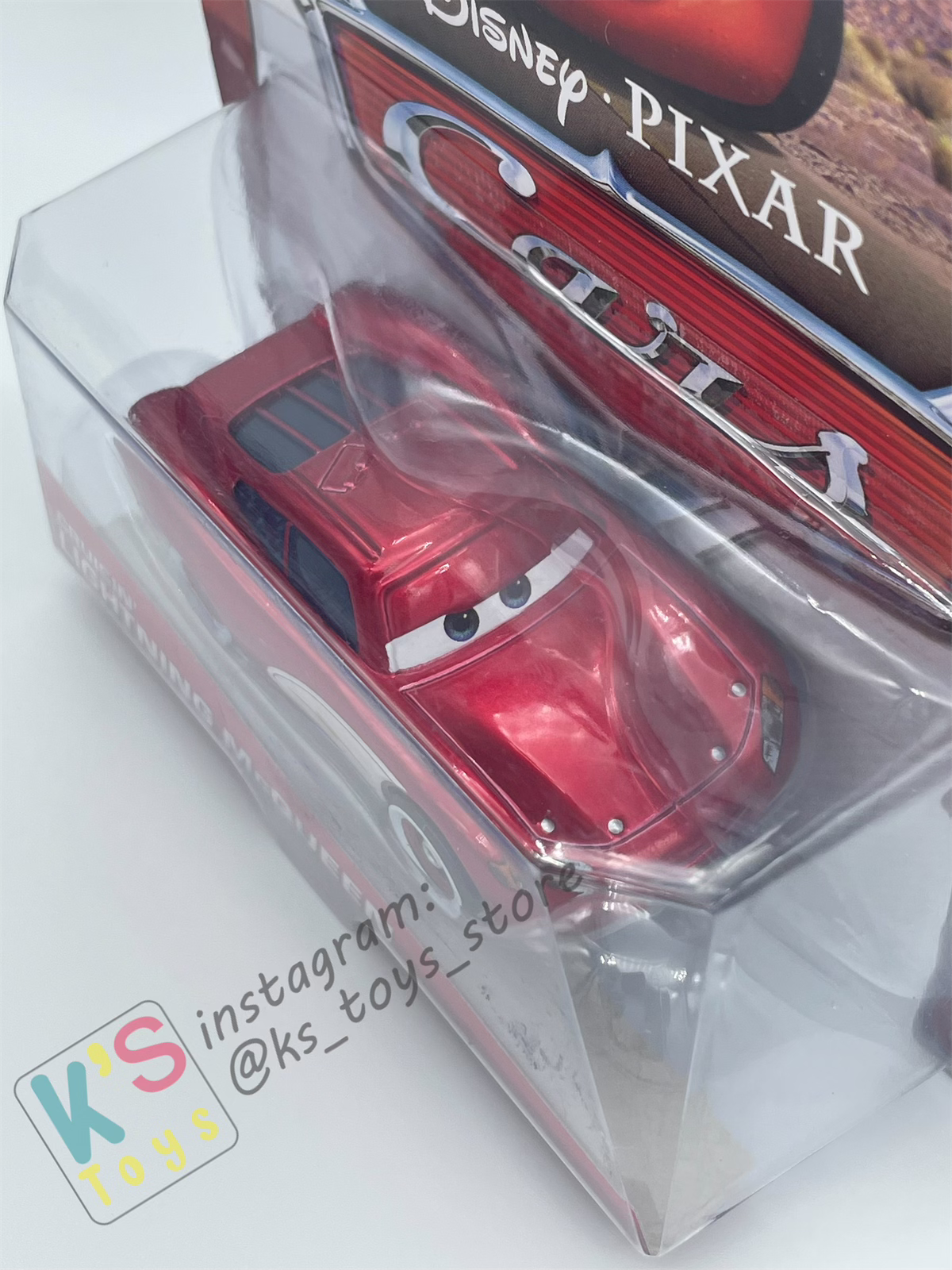DISNEY PIXAR CARS BY MATTEL 1:55, CRUISING LIGHTNING MCQUEEN - BNIP