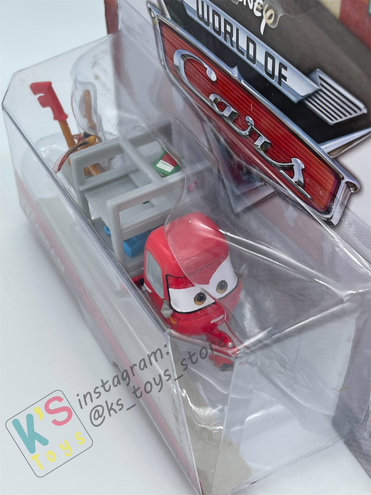 DISNEY PIXAR CARS BY MATTEL 1:55, TRIKE FELDMAN - SUPER CHASE SERIES - BNIP