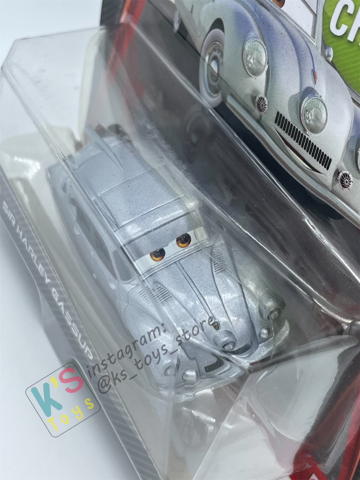 DISNEY PIXAR CARS BY MATTEL "SIR HARLEY GASSUP" CHASE CARS 2 SERIES - BNIP