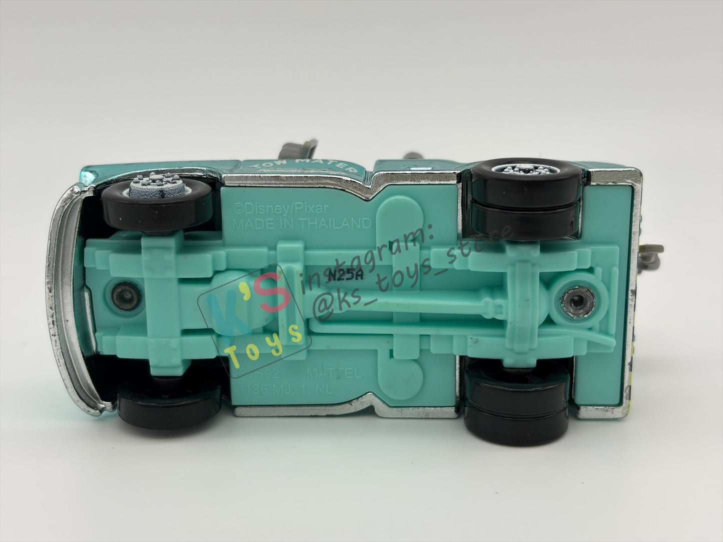 PRE-OWNED / LOOSE DISNEY PIXAR CARS 1:55 BY MATTEL - "METALLIC BRAND NEW MATER" - NEAR MINT CONDITION