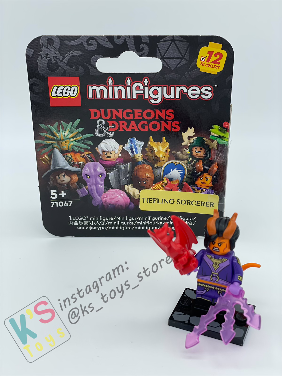 TIEFLING SORCERER - Lego Minifigures 71047 Dungeons and Dragons - 01 October 2024 Released in Australia