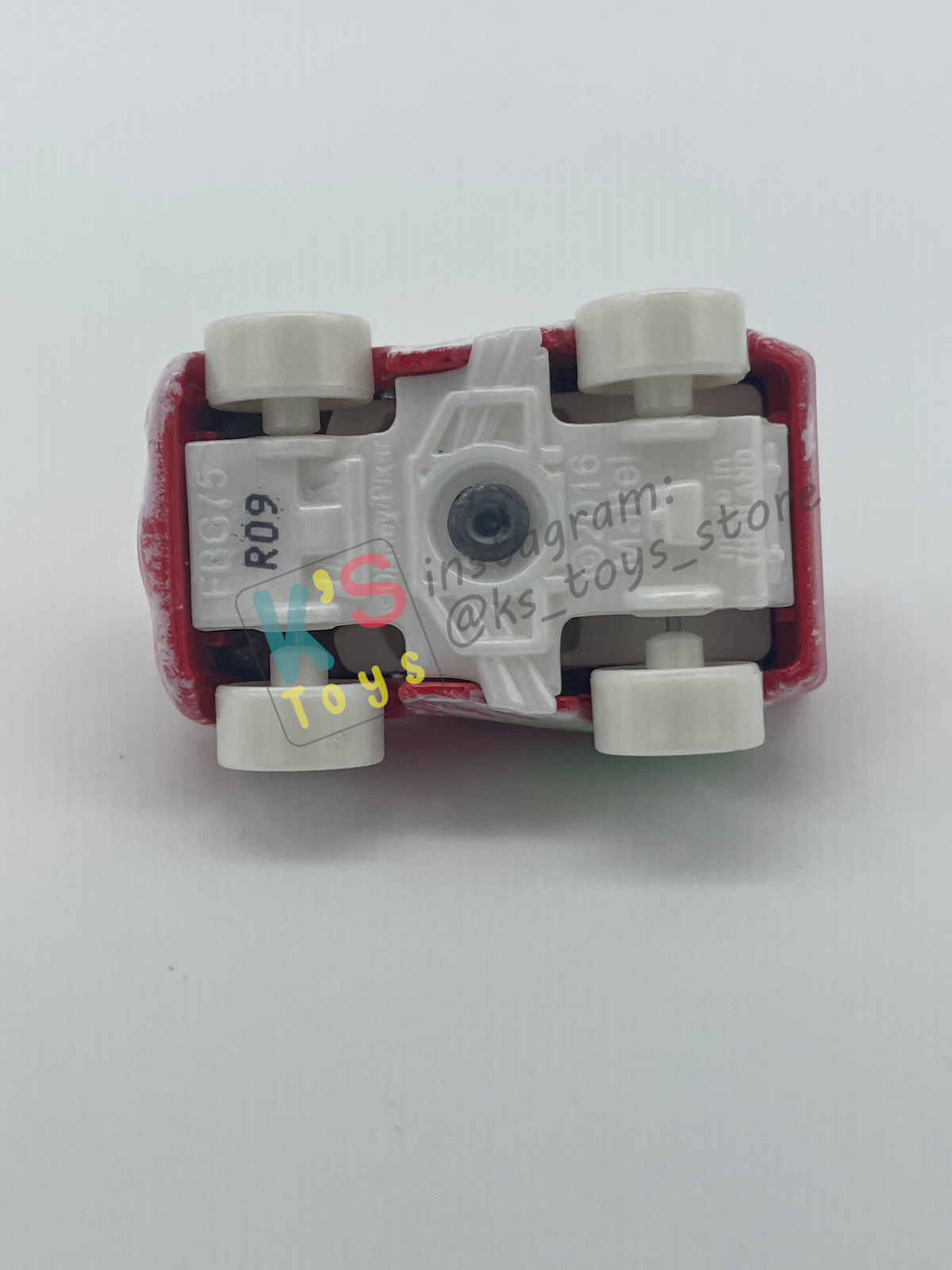 Loose Mini Racers Pixar Disney Cars, HOLIDAY HOT SHOT LIGHTNING MCQUEEN - Mint / Near Mint Condition