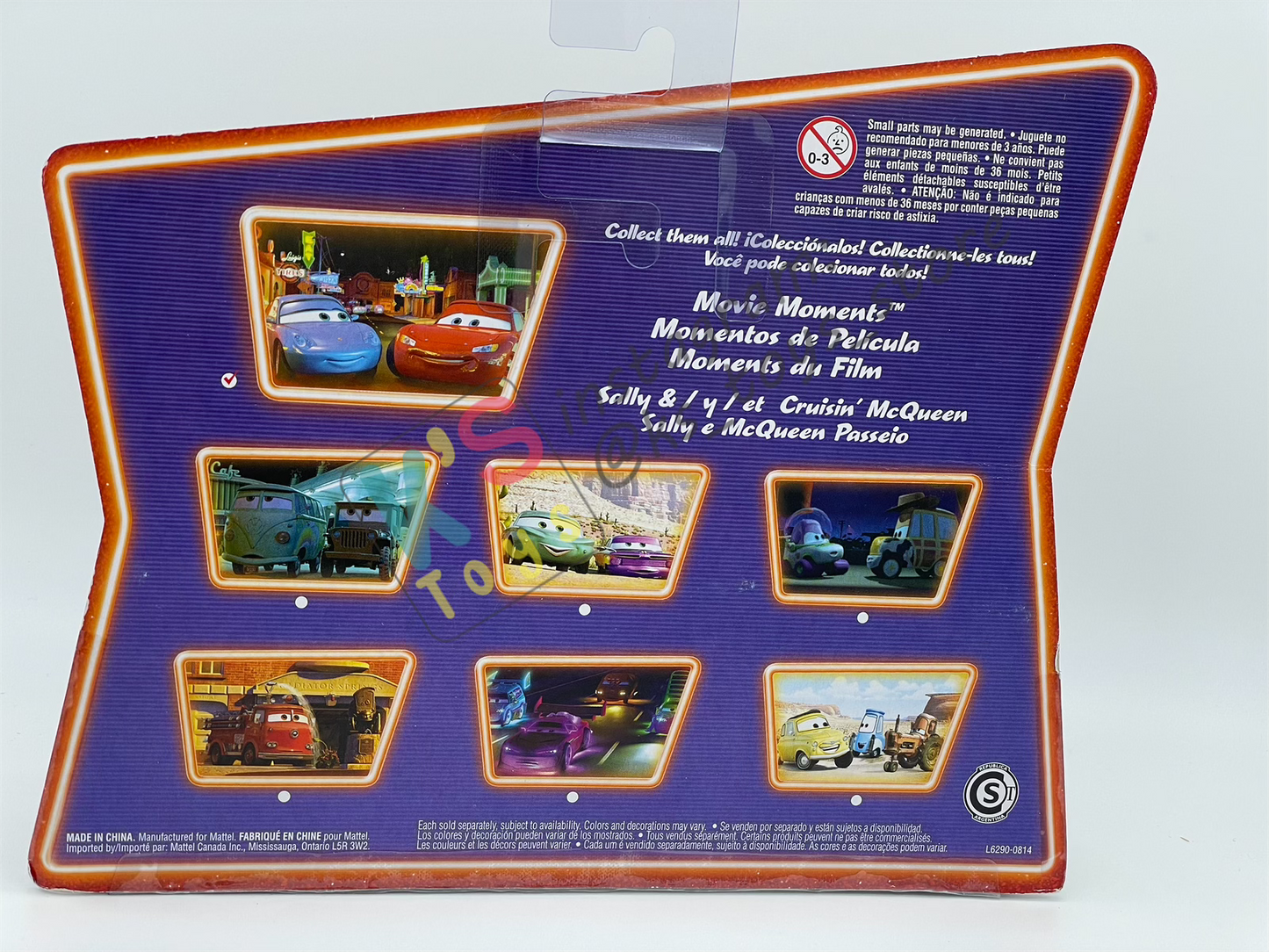 Disney Pixar Cars 1:55 2-Pack by Mattel - "SALLY AND CRUISING LIGHTNING MCQUEEN" - Supercharged - BNIP