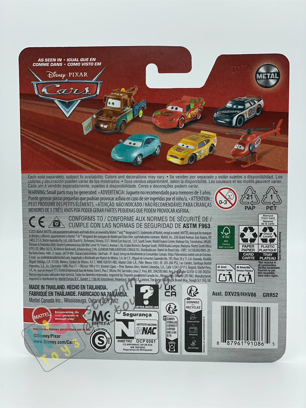 DISNEY PIXAR CARS BY MATTEL - "RUBY EASY OAKS" EASY IDLE, CARS - 2024 RE-RELEASED - BNIP