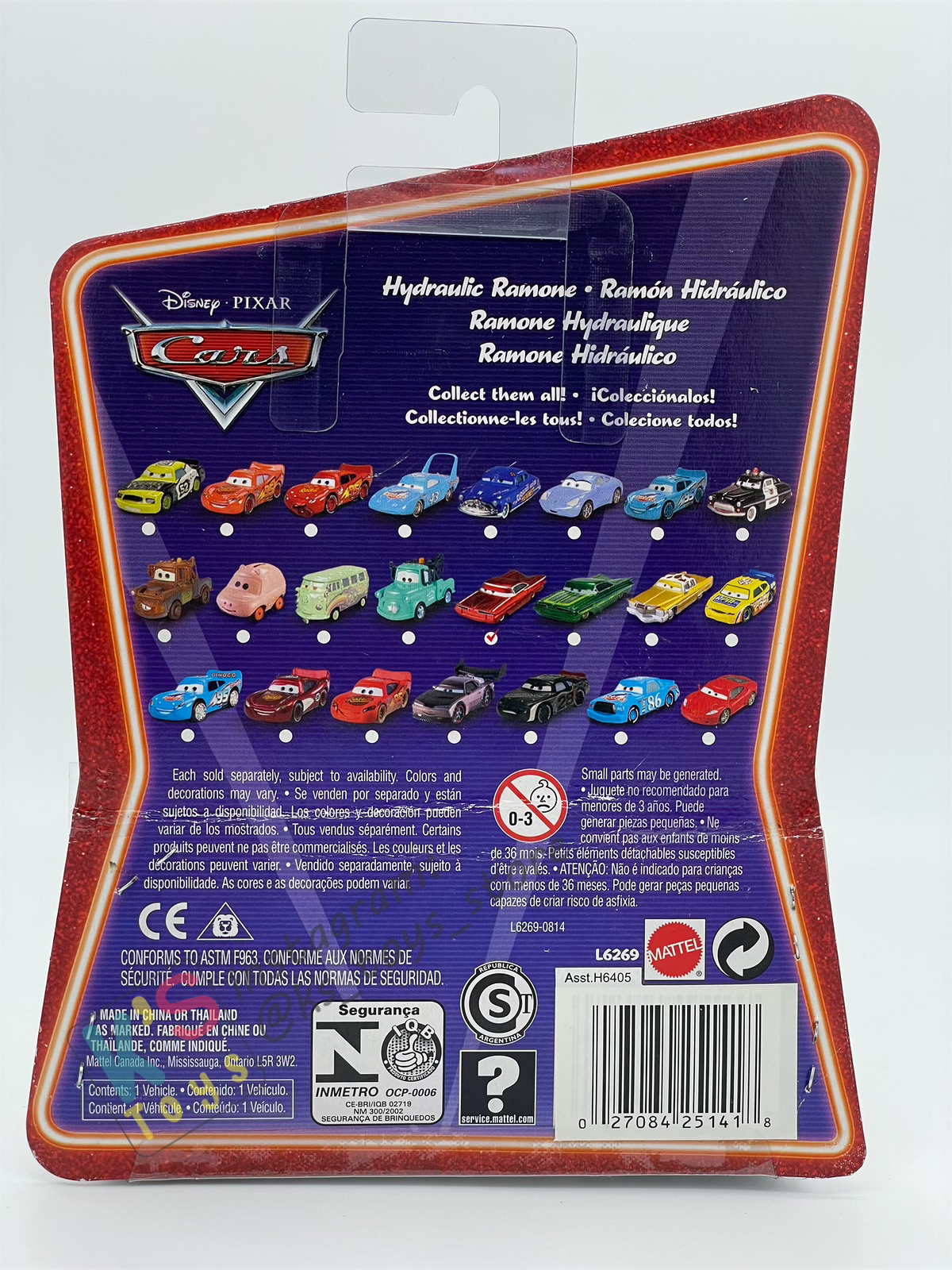 DISNEY PIXAR CARS BY MATTEL, HYDRAULIC RAMONE - SUPERCHARGED - BNIP - READ DESCRIPTION!!!!