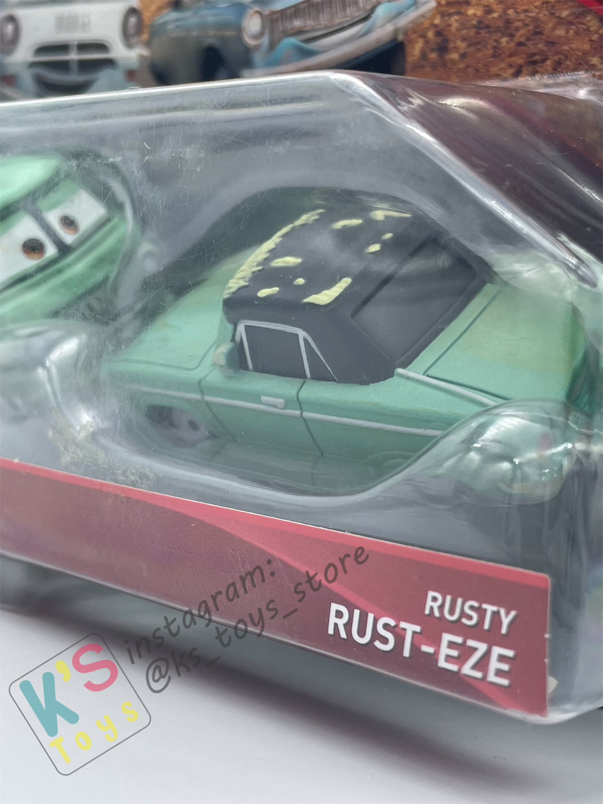 Disney Pixar Cars 1:55 by Mattel 2-Pack DUSTY RUST-EZE AND RUSTY RUST-EZE - RUST-EZE RACING CENTER SERIES - BNIP