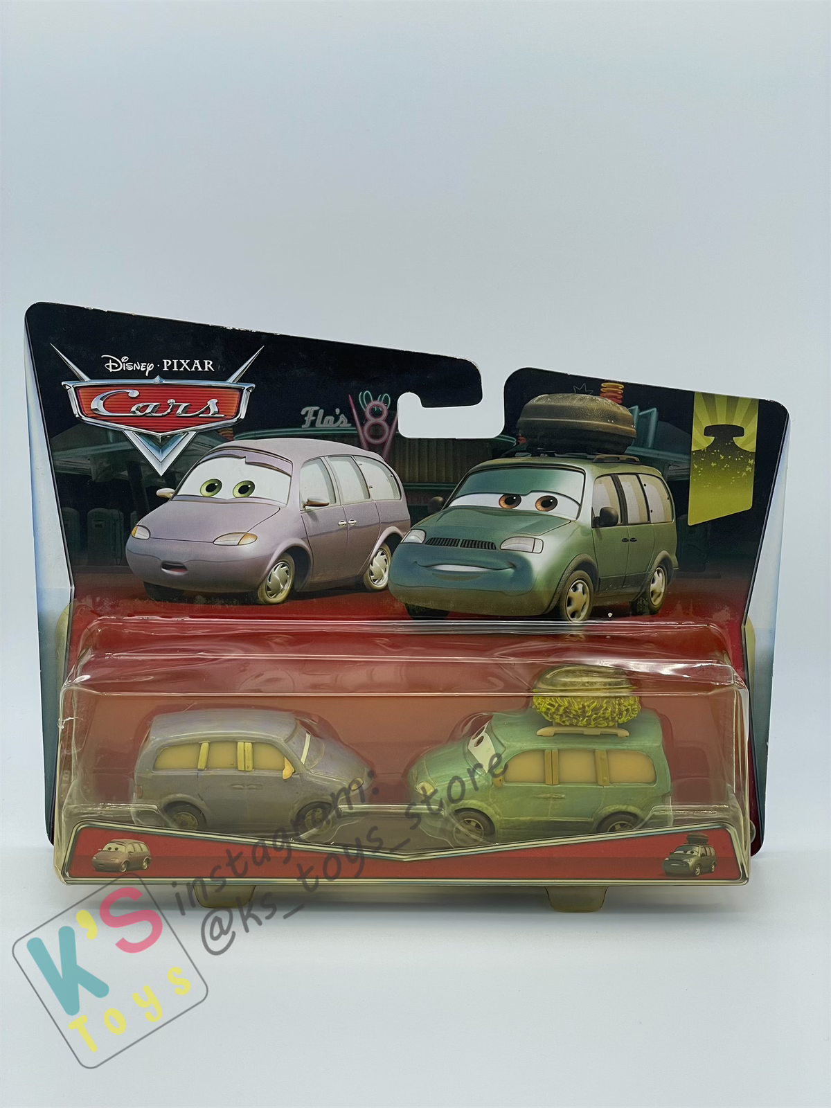 Disney Pixar Cars 1:55 by Mattel 2-Pack MINI AND VAN LOST IN THE DESSERT SERIES - BNIP