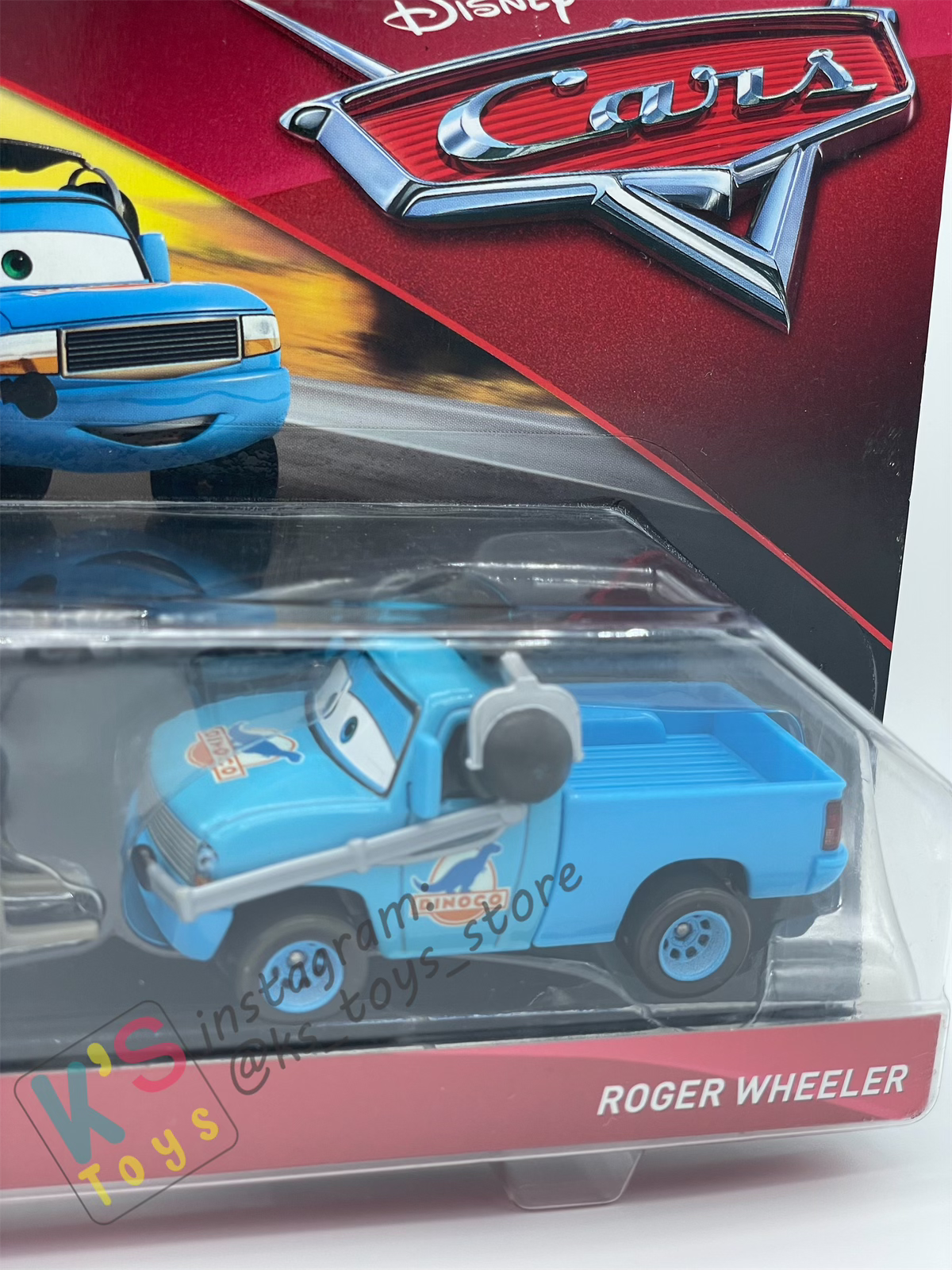 Disney Pixar Cars 1:55 by Mattel 2-Pack DINOCO PITTY and ROGER WHEELER - DINOCO 400 SERIES - BNIP