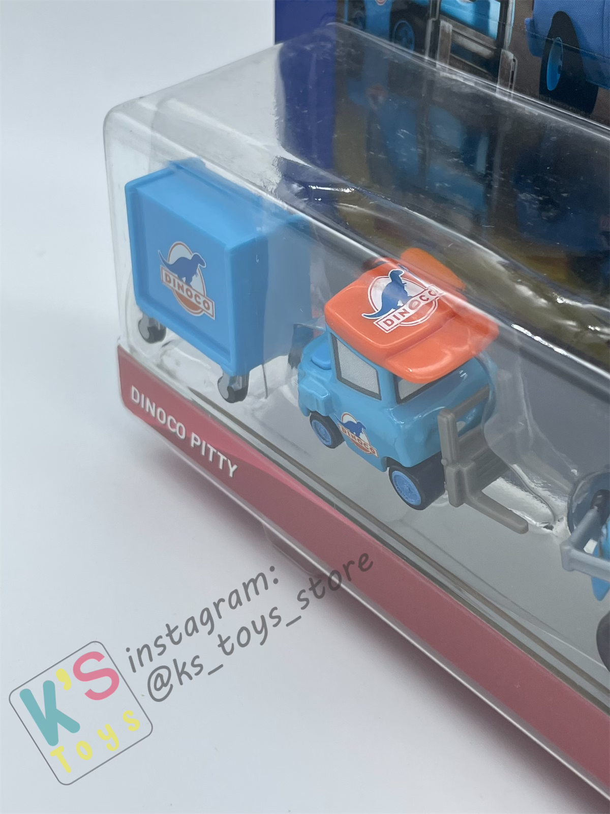 Disney Pixar Cars 1:55 by Mattel 2-Pack DINOCO PITTY and ROGER WHEELER - DINOCO 400 SERIES - BNIP