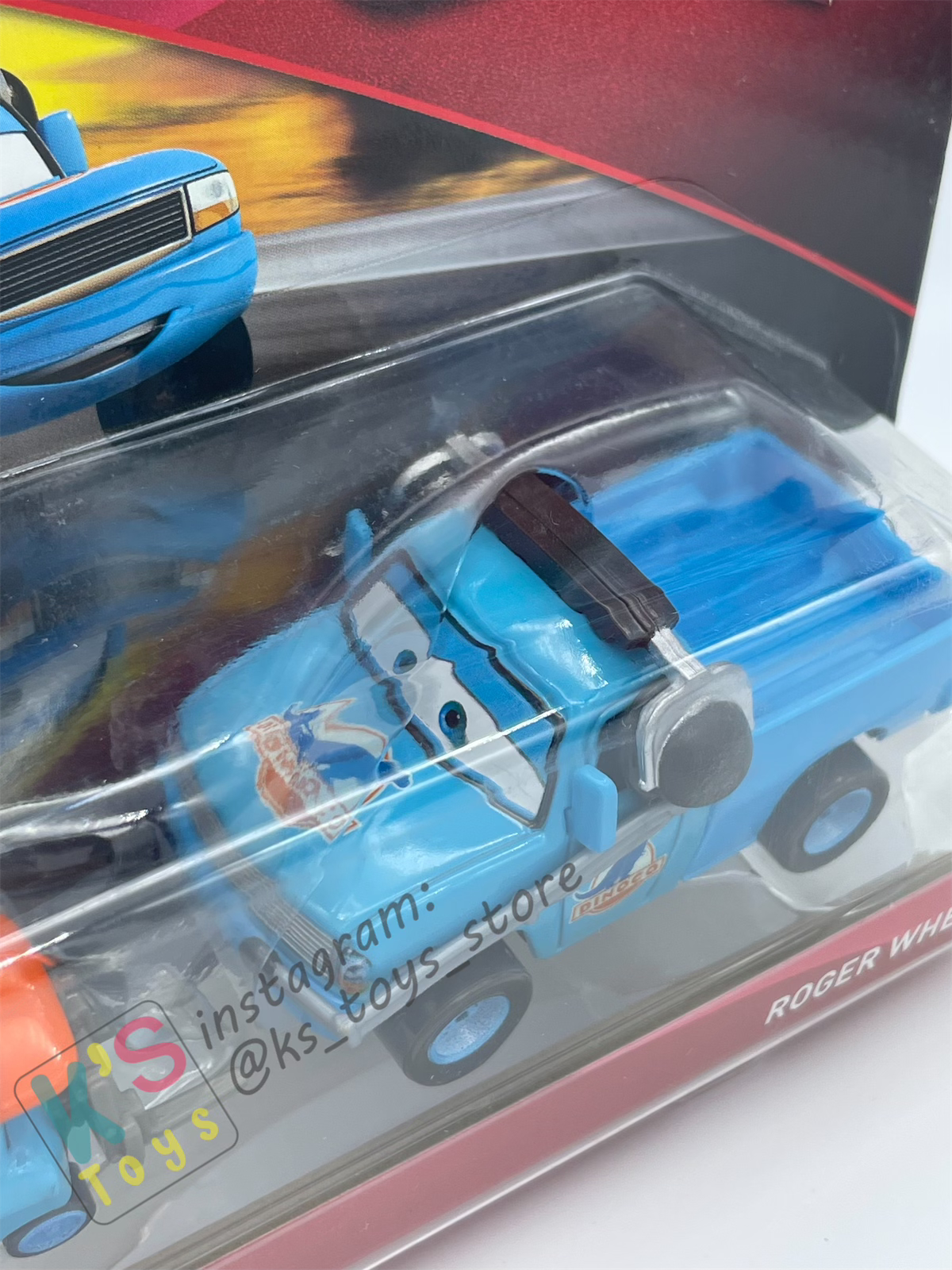 Disney Pixar Cars 1:55 by Mattel 2-Pack DINOCO PITTY and ROGER WHEELER - DINOCO 400 SERIES - BNIP