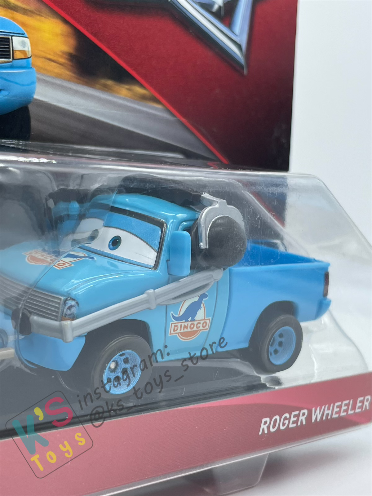 Disney Pixar Cars 1:55 by Mattel 2-Pack DINOCO PITTY and ROGER WHEELER - DINOCO 400 SERIES - BNIP