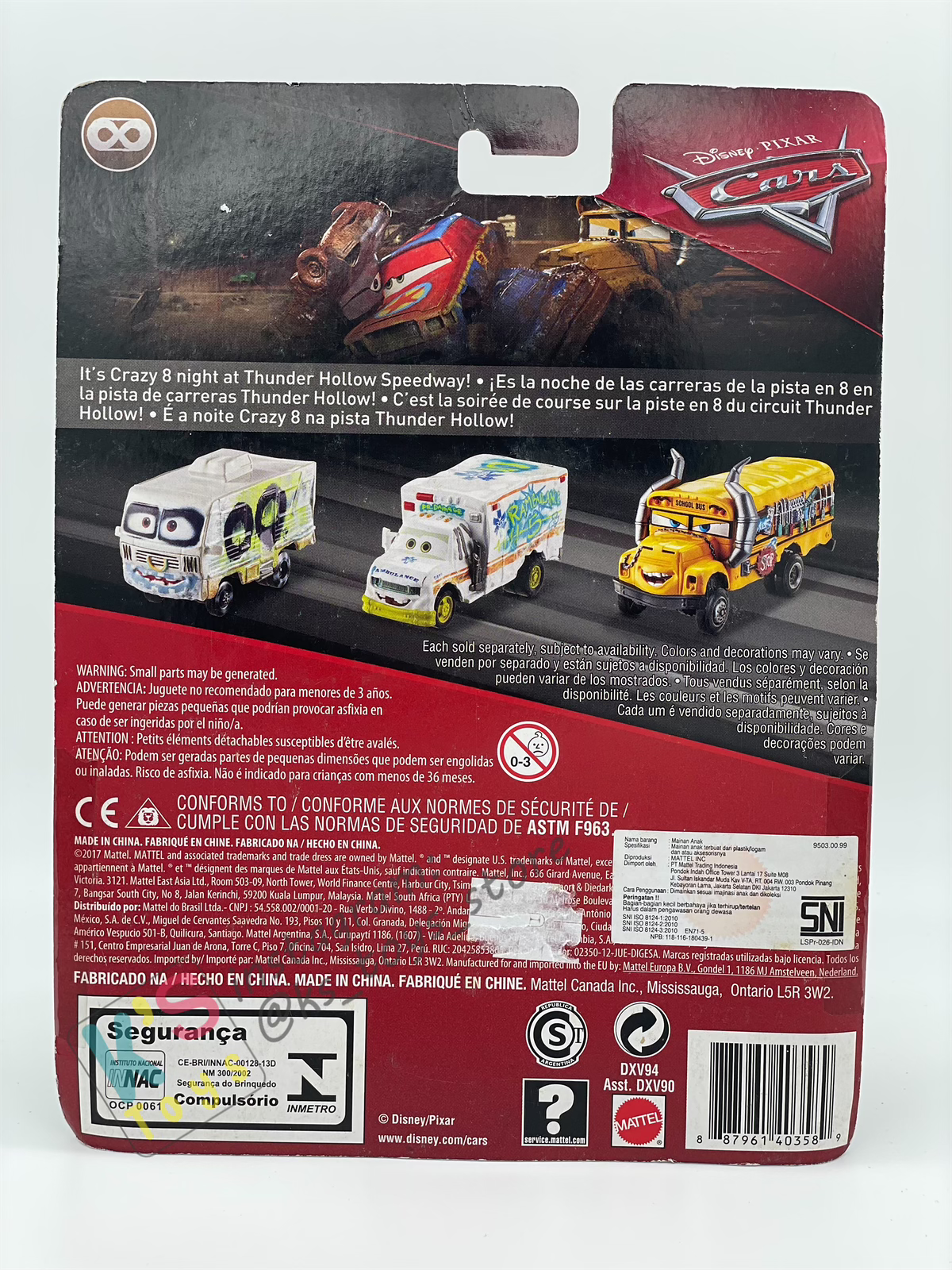 DELUXE DISNEY PIXAR CARS - MISS FRITTER - THUNDER HOLLOWS SERIES - BNIP