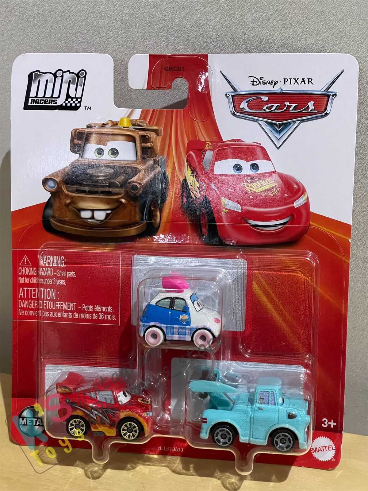 MINI RACERS DISNEY PIXAR CARS 3-PACK SUKI, DRAGON LIGHTNING MCQUEEN, AND TOKYO MATER - BNIP
