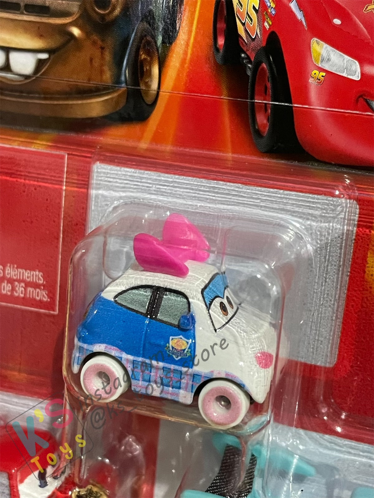 MINI RACERS DISNEY PIXAR CARS 3-PACK SUKI, DRAGON LIGHTNING MCQUEEN, AND TOKYO MATER - BNIP