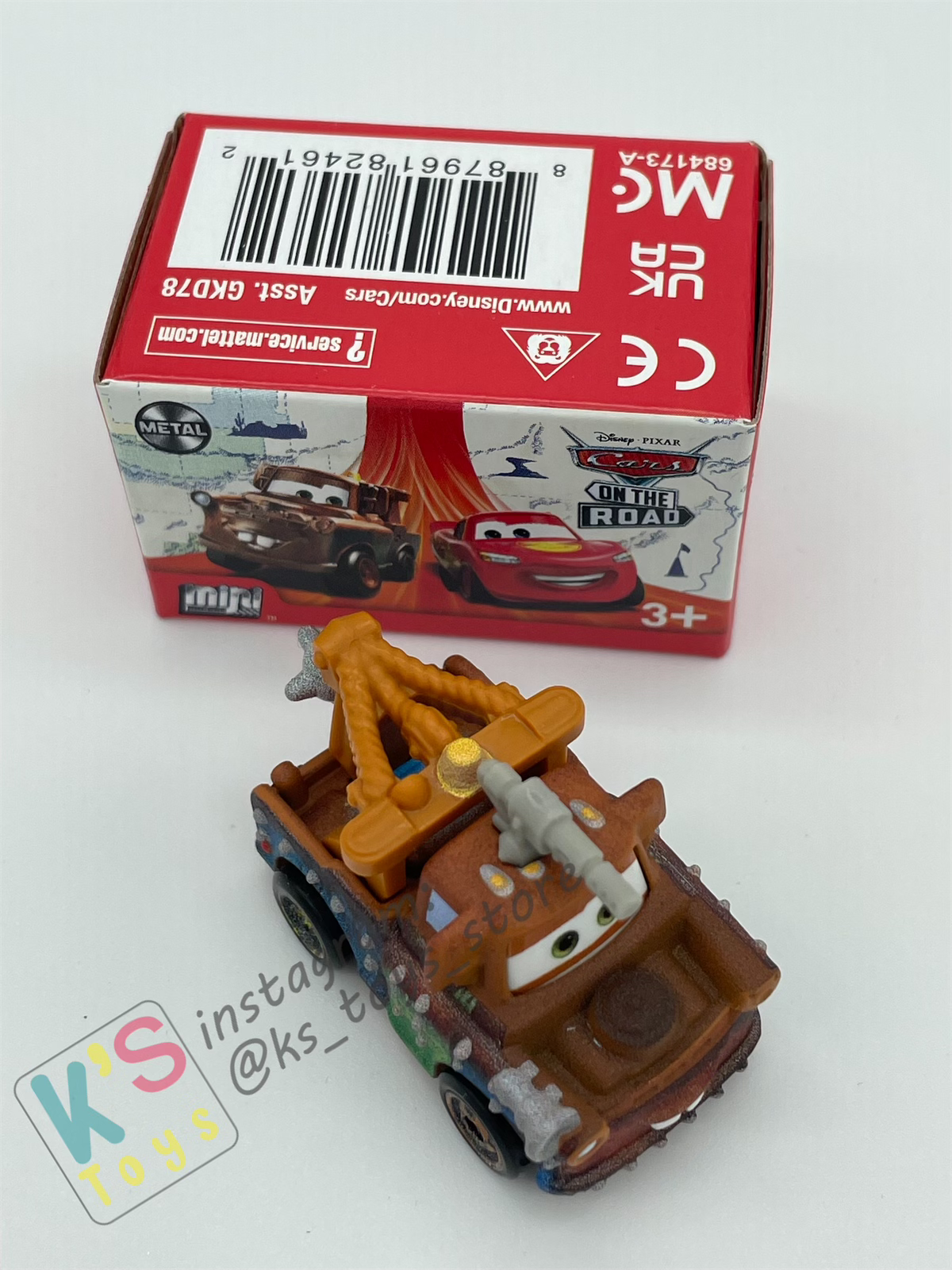 Mini Racers Pixar Disney Cars, 2023 Series 1 #01 ROAD WARRIOR MATER