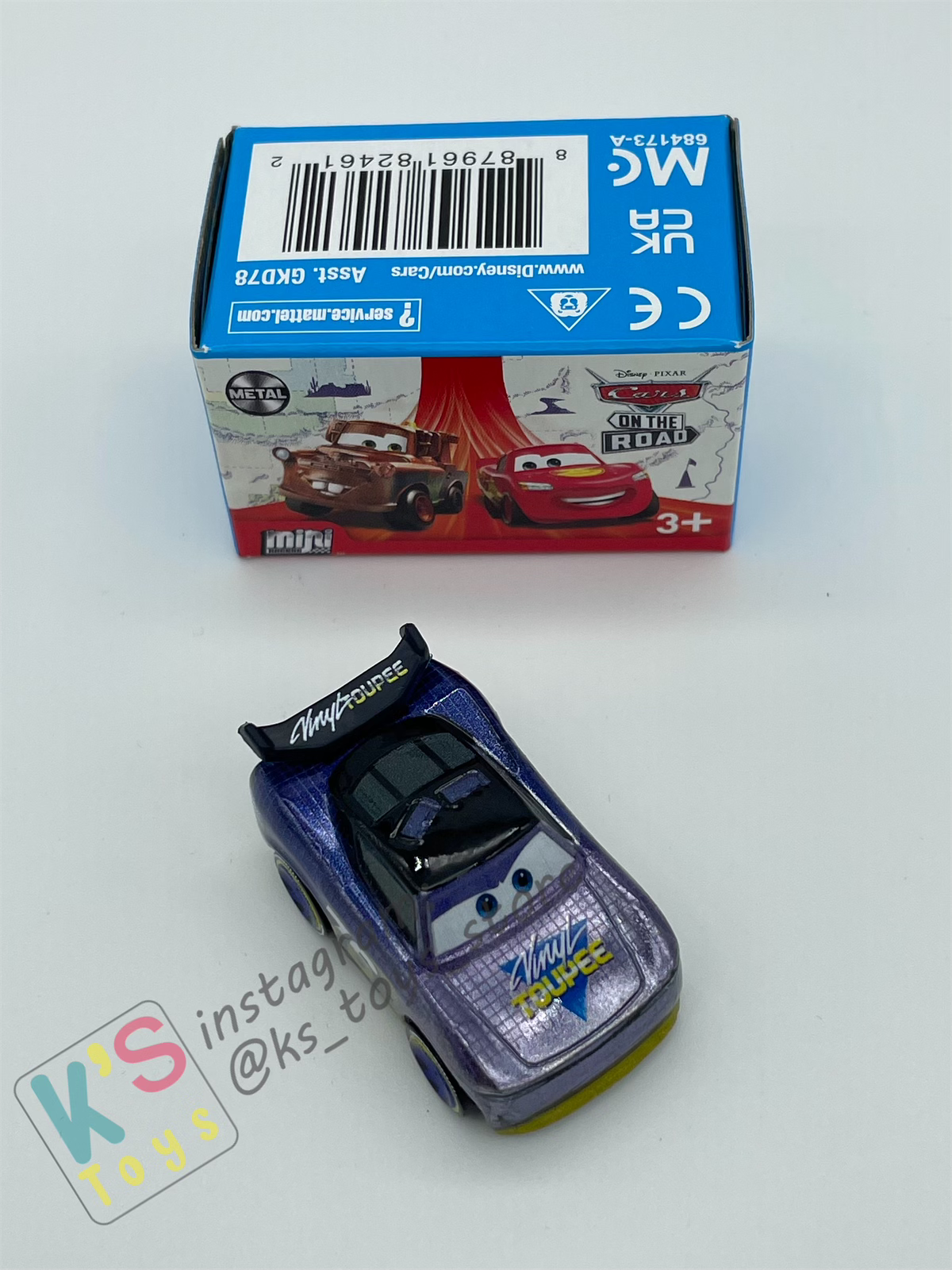 Mini Racers Pixar Disney Cars, 2023 Series 2 #24 WILL RUSCH - BNIB
