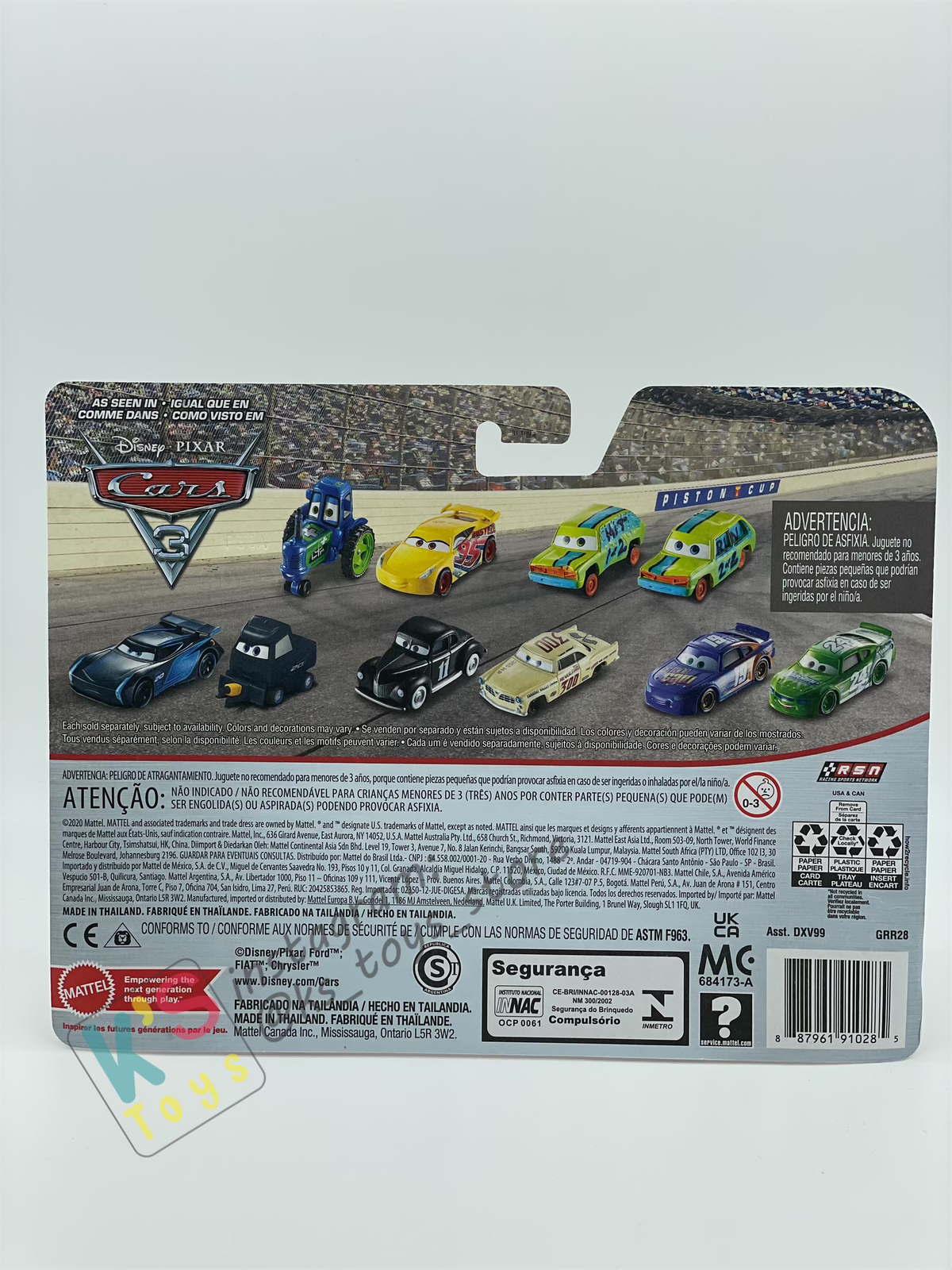 Disney Pixar Cars 1:55 by Mattel 2-Pack SWEET TEA AND LUIGO - BNIP