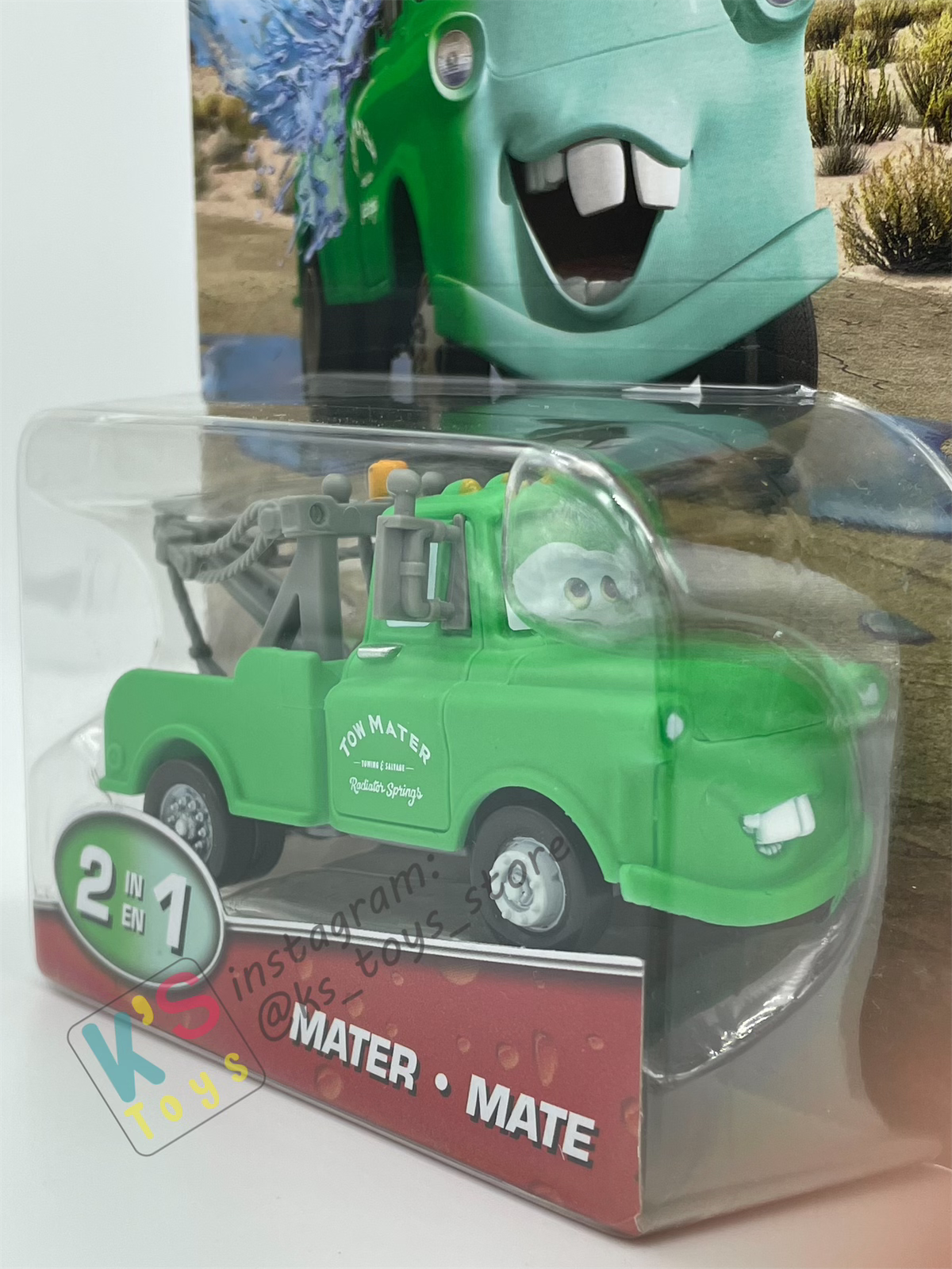 COLOR CHANGERS Disney Pixar Cars by MATTEL, BRAND NEW MATER (GREEN / LIGHT BLUE) - 2025 RE-RELEASED - BNIP