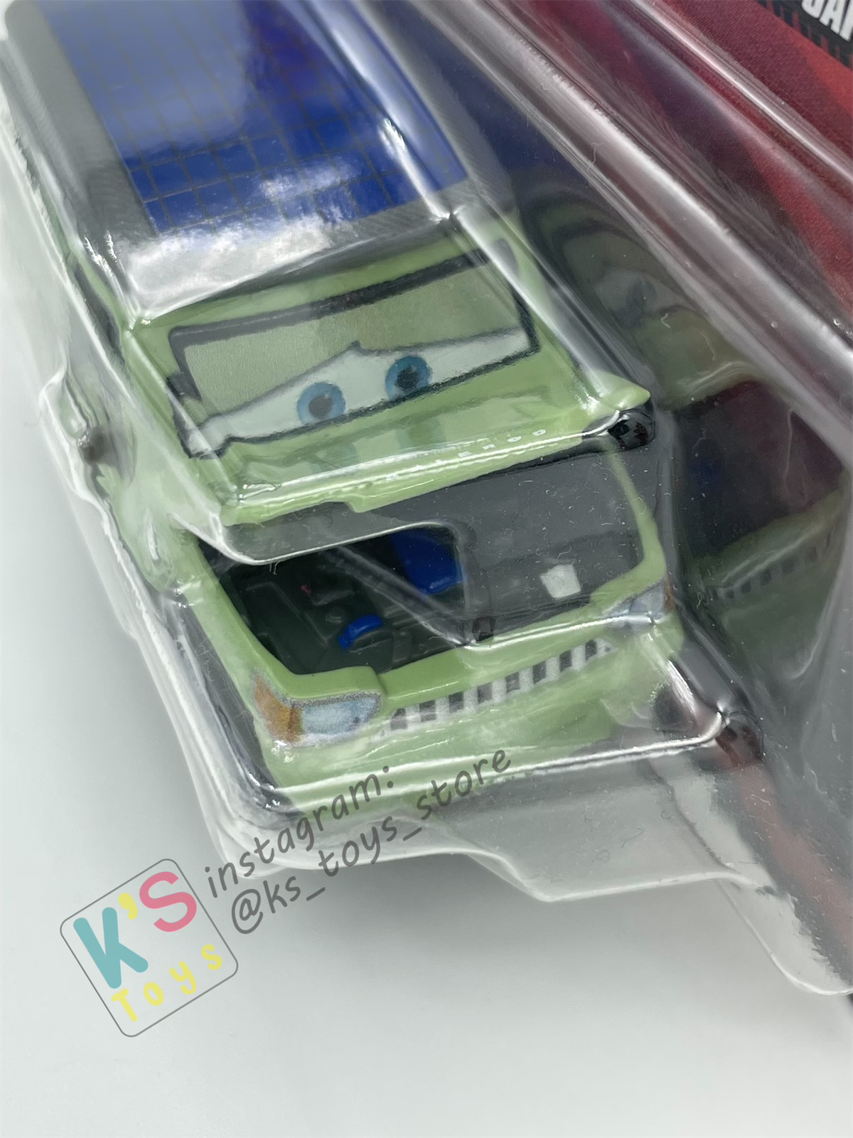 DISNEY PIXAR CARS BY MATTEL - "MILES AXELROD OPEN HOOD" 2023 RE-RELEASED - BNIP