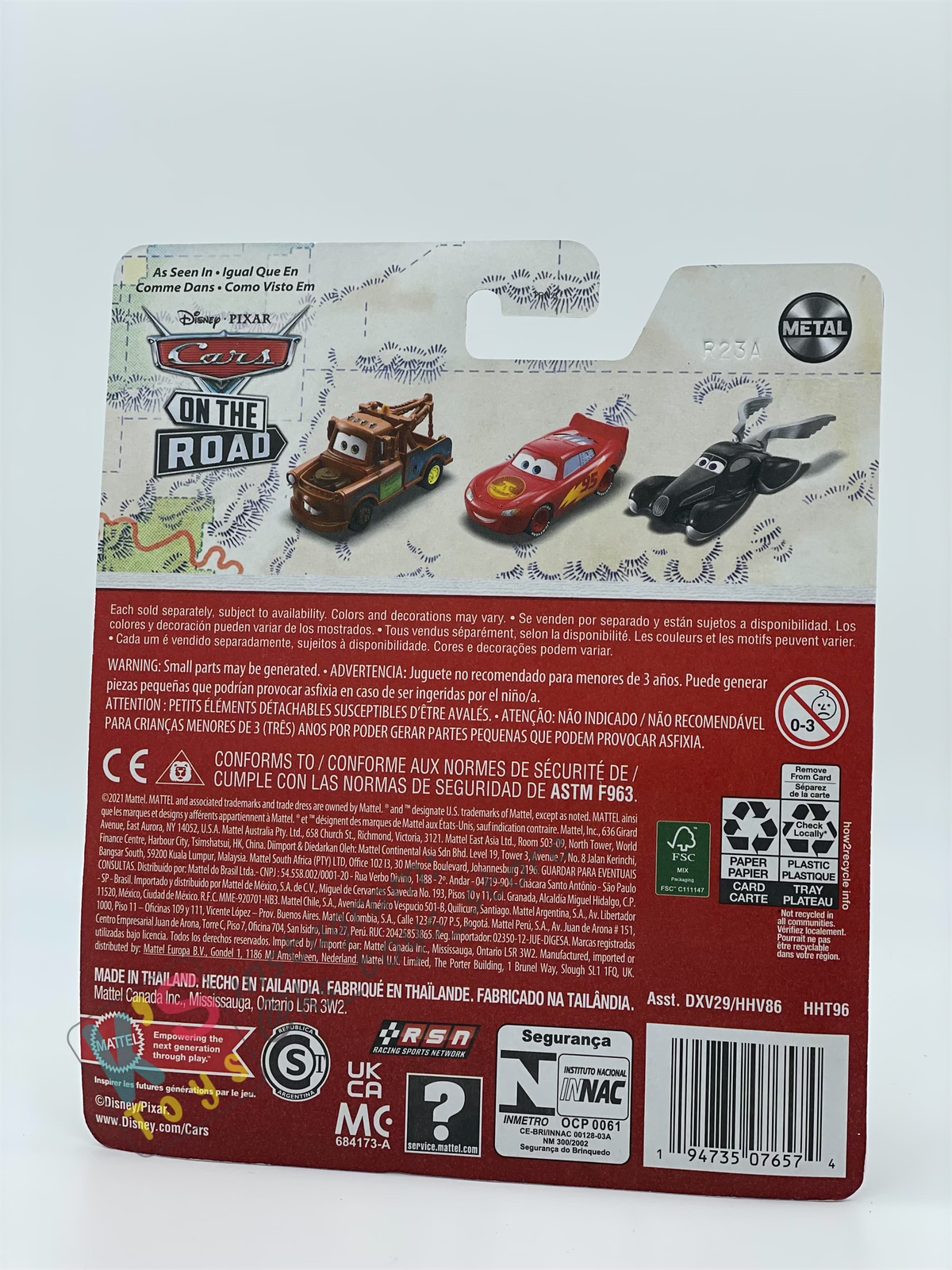DISNEY PIXAR CARS BY MATTEL - "MATER", CARS ON THE ROAD 2023 RE-RELEASED - BNIP