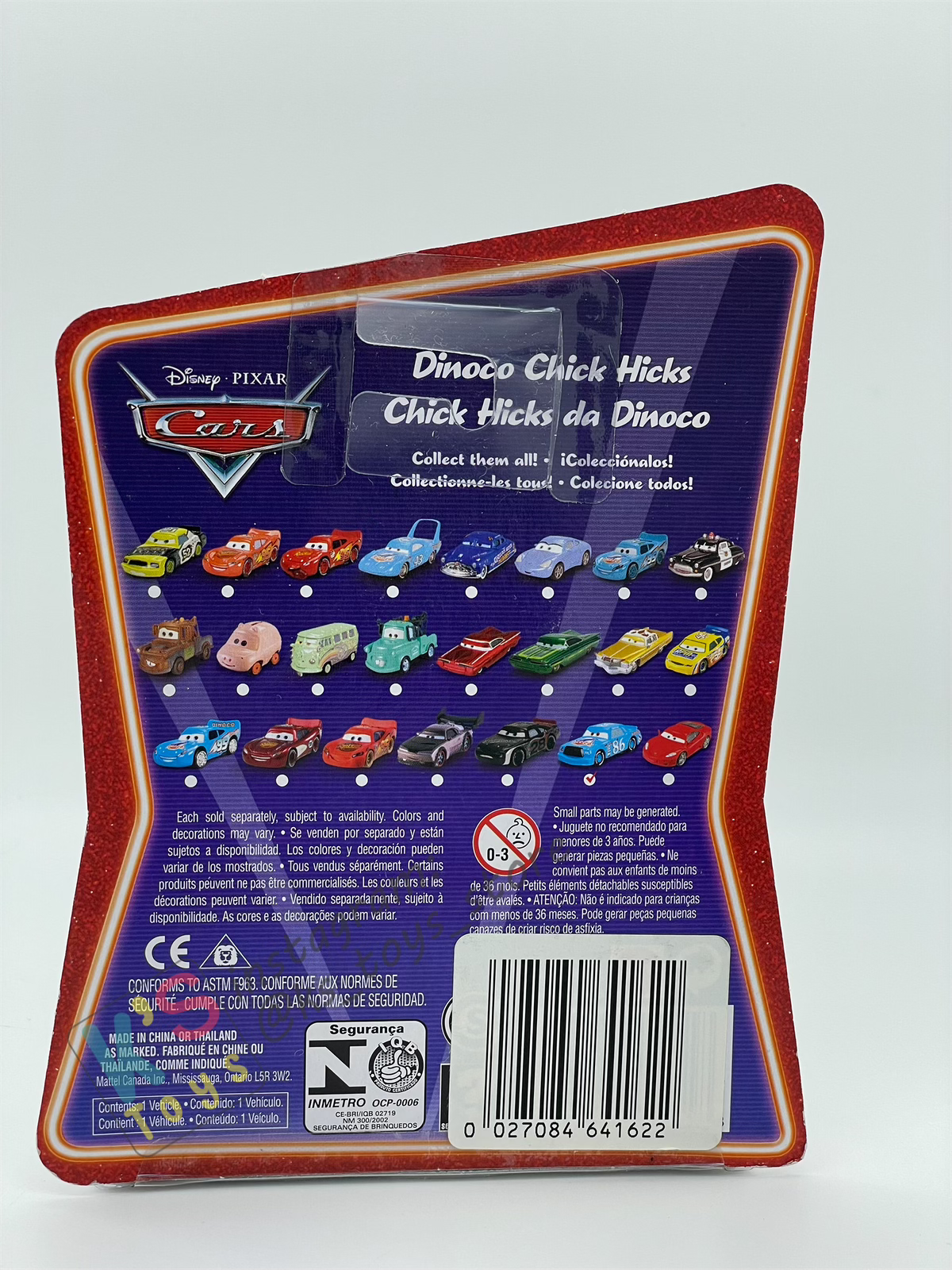 DISNEY PIXAR CARS BY MATTEL, DINOCO CHICK HICKS - SUPERCHARGED SERIES - BNIP