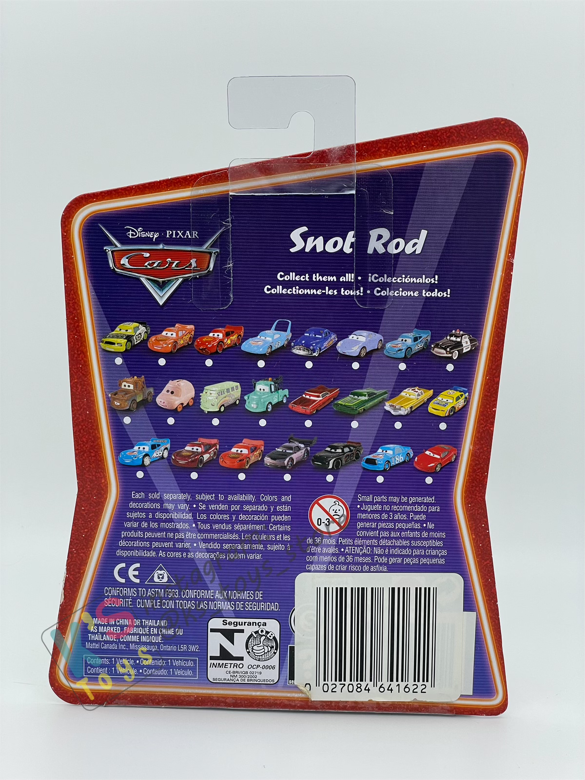 DISNEY PIXAR CARS BY MATTEL, SNOT ROD - SUPERCHARGED SERIES - BNIP