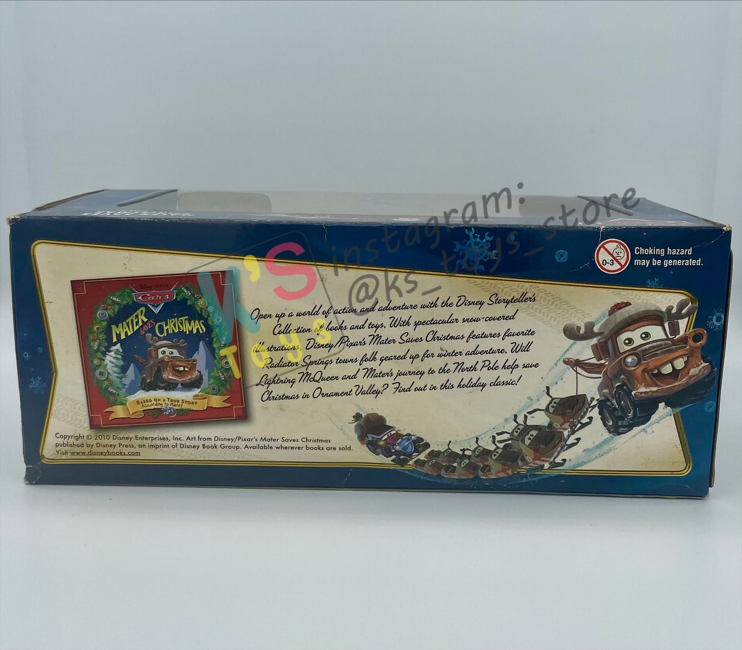 GIFT SET Disney Pixar Cars by MATTEL, EXCLUSIVE 3 PACK MATER SAVES CHRISTMAS ONLY AT TOYRUS - SANTA CAR, WHEE-HOO WINTER MATER, AND HOLIDAY HOTSHOT LIGHTNING MCQUEEN - BNIP