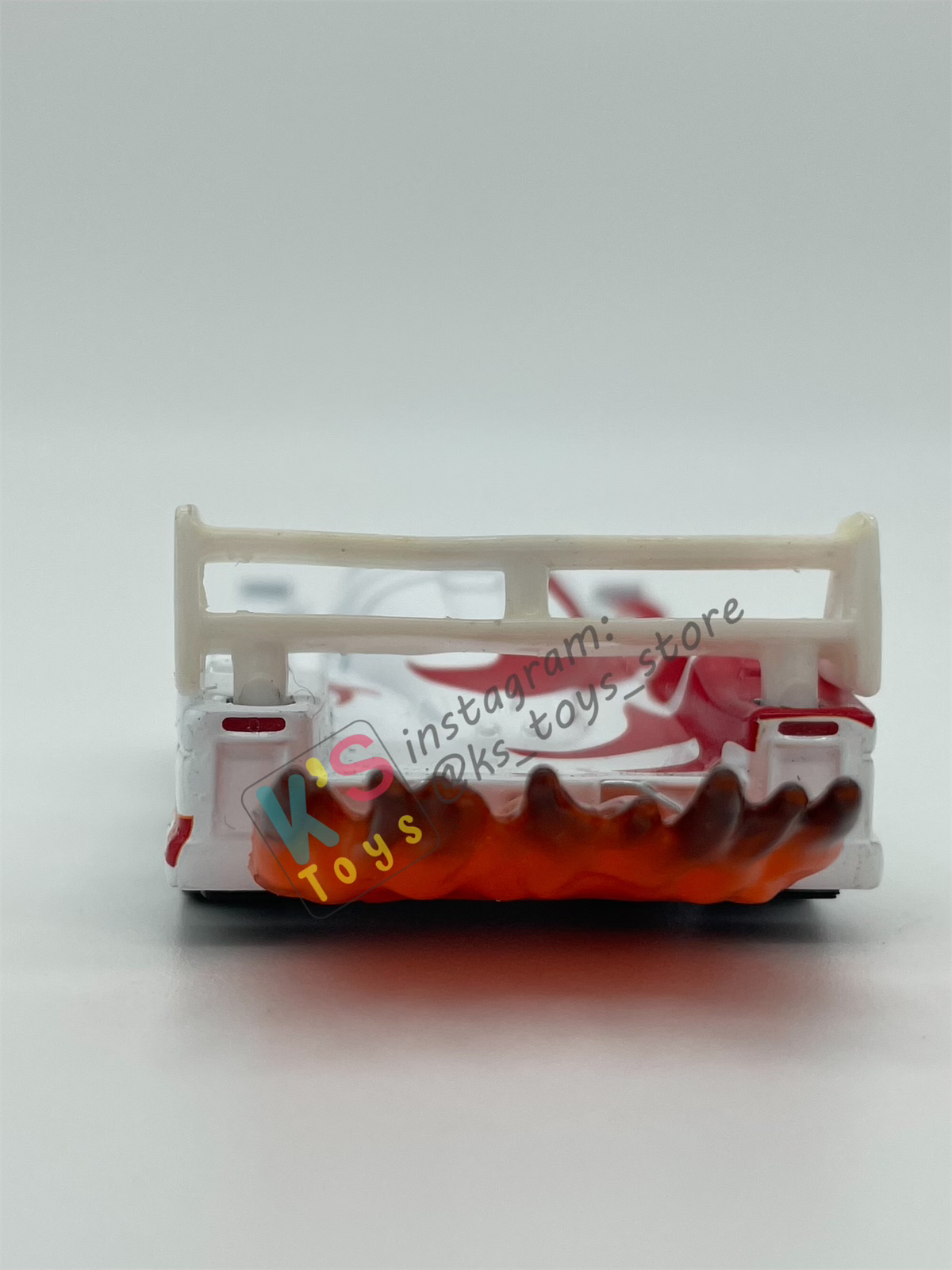 PRE-OWNED / LOOSE DISNEY PIXAR CARS - CANCELLED SHU TODOROKI WITH FLAMES - DISPLAYED CONDITION