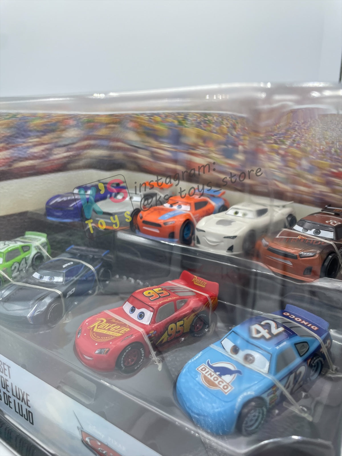 Disney Store Version of Disney Pixar Cars 1:43 - 9 PACK DELUXE FIGURINE SET - BNIP