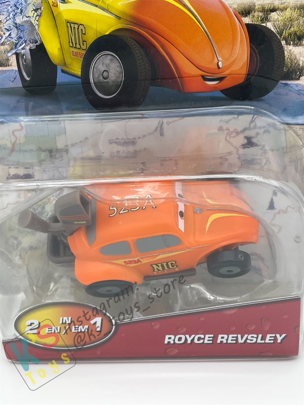 COLOR CHANGERS Disney Pixar Cars by MATTEL, ROYCE REVSLEY - 2023 NEW RELEASE - BNIP