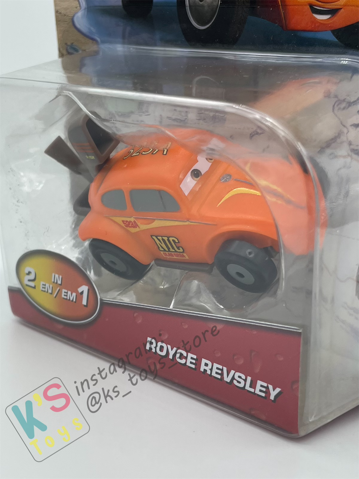 COLOR CHANGERS Disney Pixar Cars by MATTEL, ROYCE REVSLEY - 2023 NEW RELEASE - BNIP