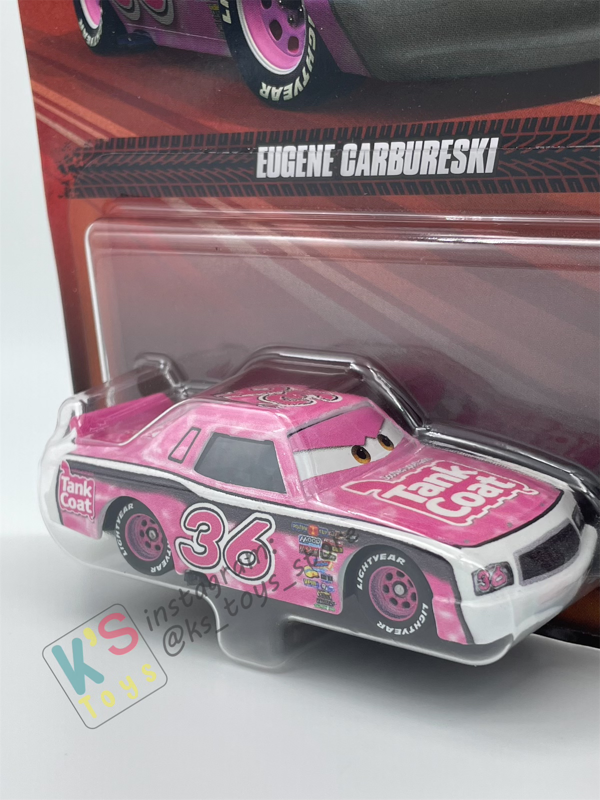 DISNEY PIXAR CARS BY MATTEL - "EUGENE CARBURESKI" TANK COAT - 2025 RE-RELEASED - BNIP
