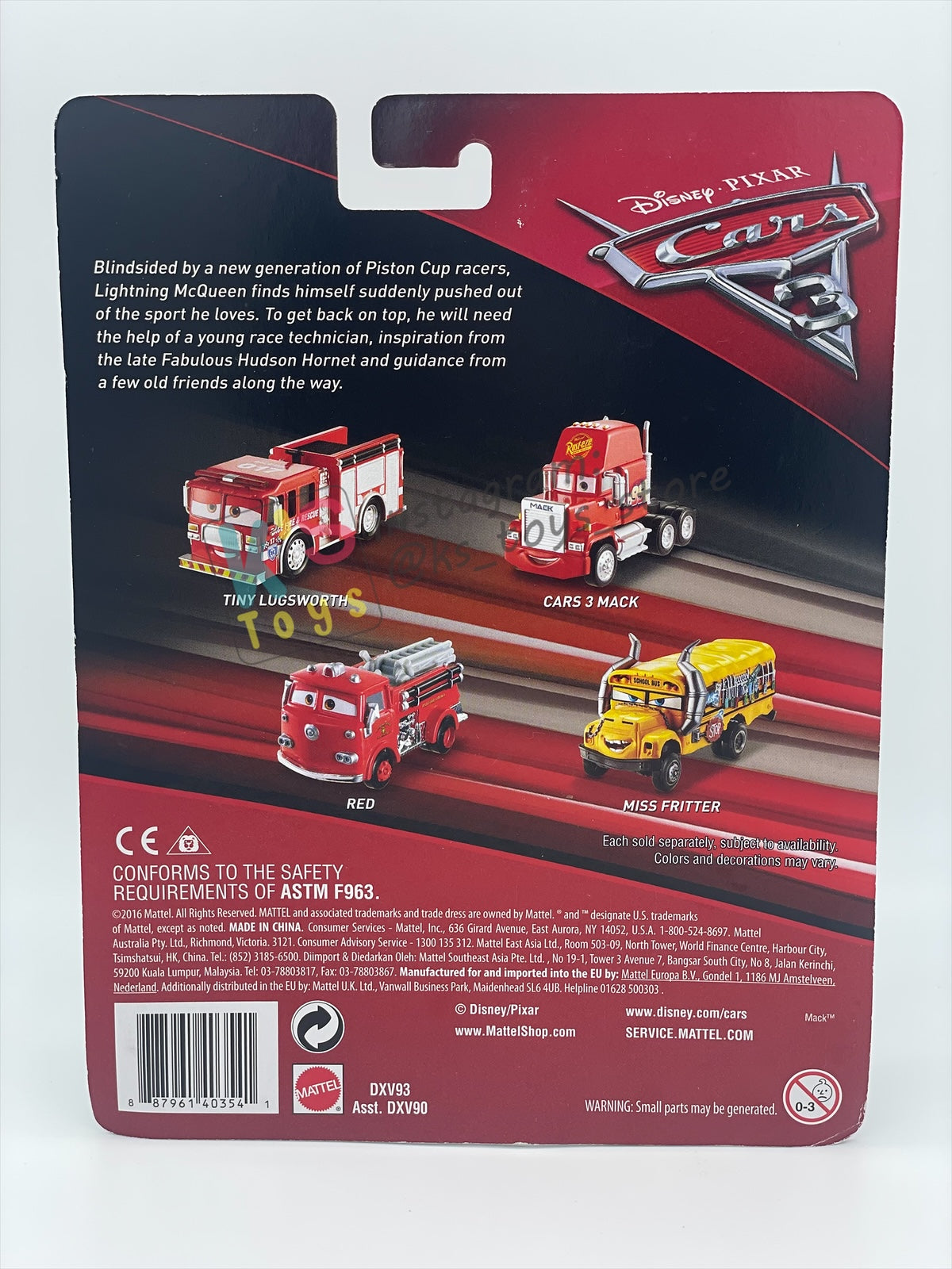 DELUXE DISNEY PIXAR CARS BY MATTEL - DR DAMAGE - CARS 3 SERIES - BNIP - READ DESCRIPTION!!!!