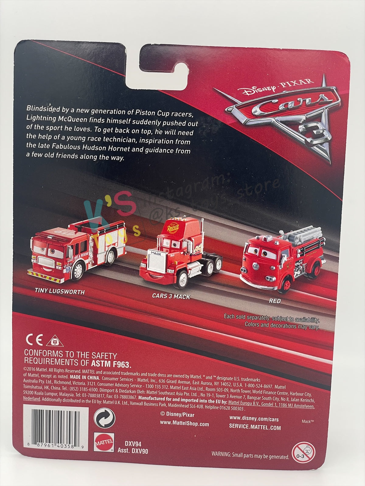DELUXE DISNEY PIXAR CARS BY MATTEL - MISS FRITTER - CARS 3 SERIES - BNIP - READ DESCRIPTION!!!!