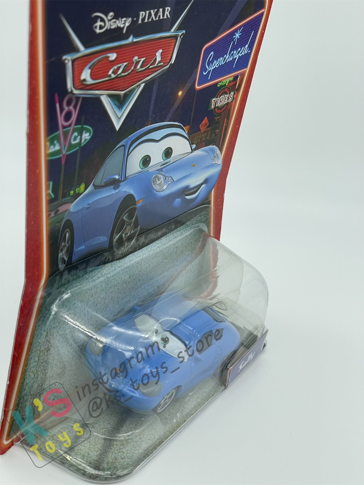 DISNEY PIXAR CARS BY MATTEL, SALLY - SUPERCHARGED - BNIP
