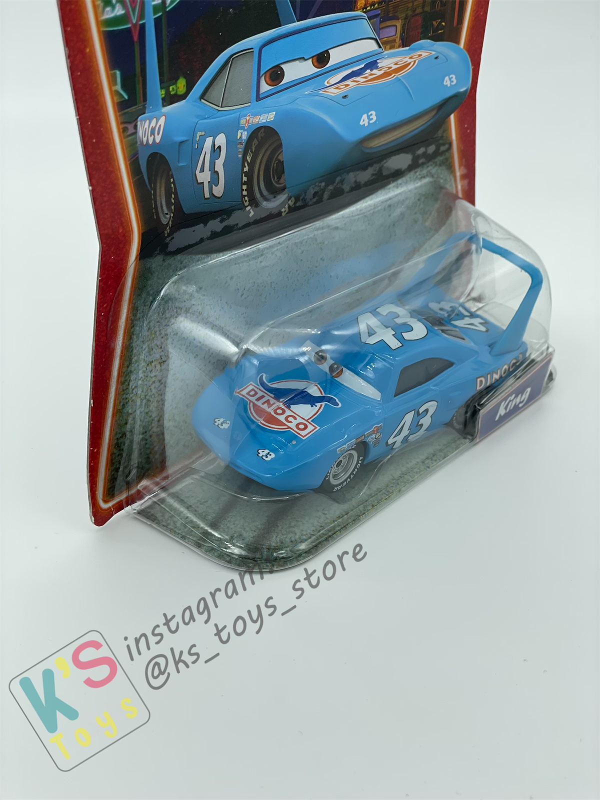 DISNEY PIXAR CARS BY MATTEL, STRIP WEATHERS "THE KING" - SUPERCHARGED - BNIP