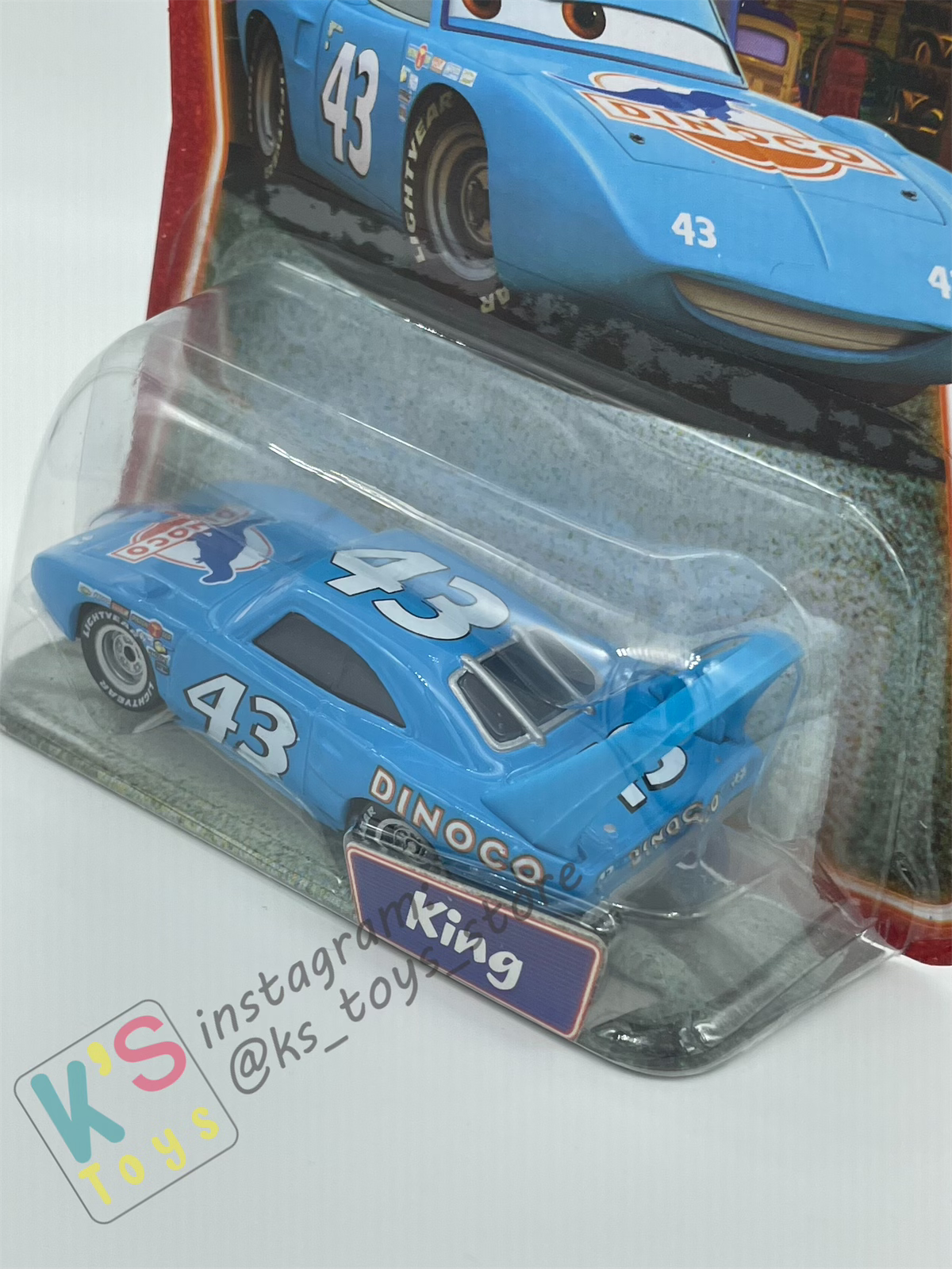 DISNEY PIXAR CARS BY MATTEL, STRIP WEATHERS "THE KING" - SUPERCHARGED - BNIP