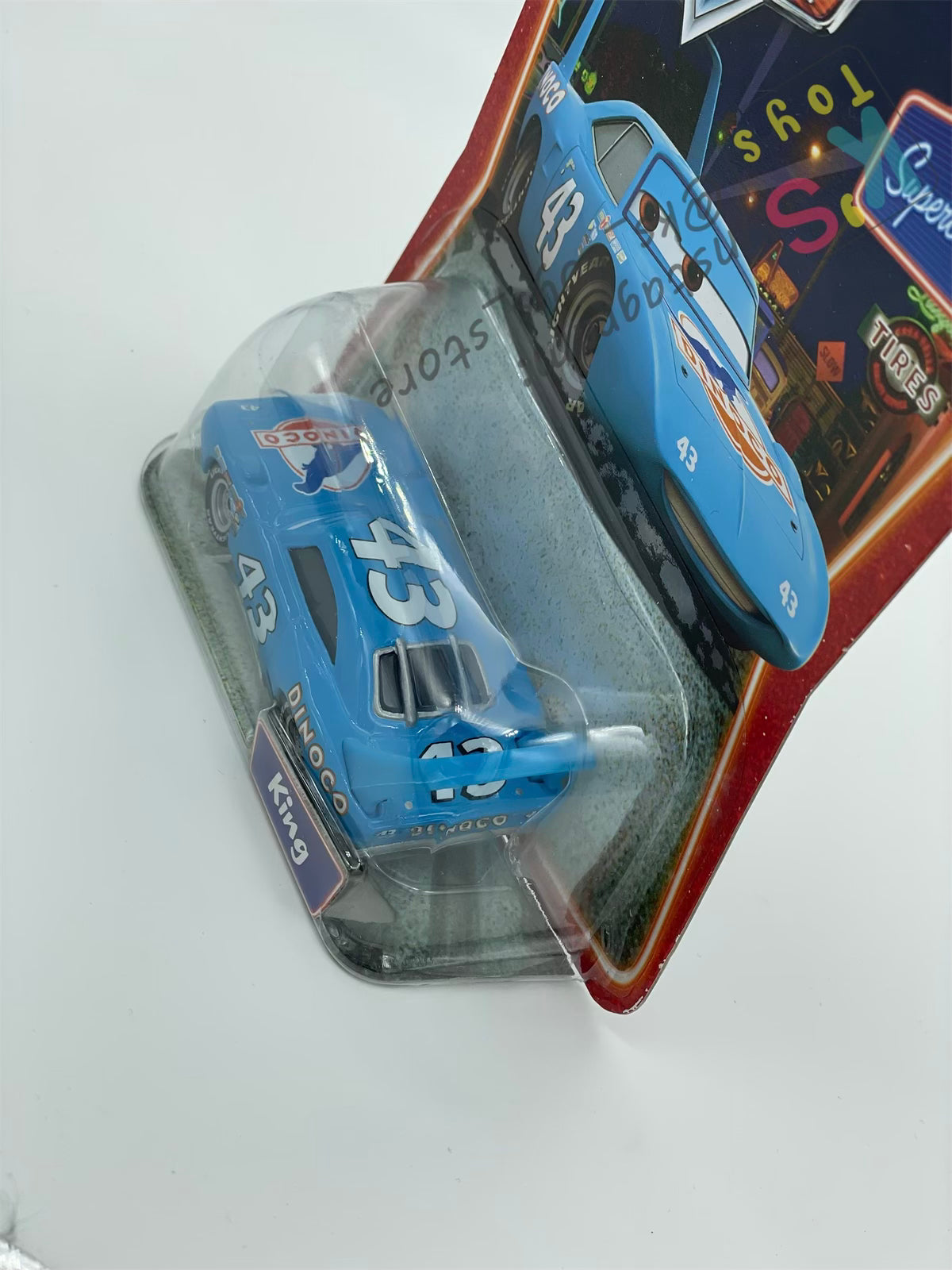DISNEY PIXAR CARS BY MATTEL, STRIP WEATHERS "THE KING" - SUPERCHARGED - BNIP