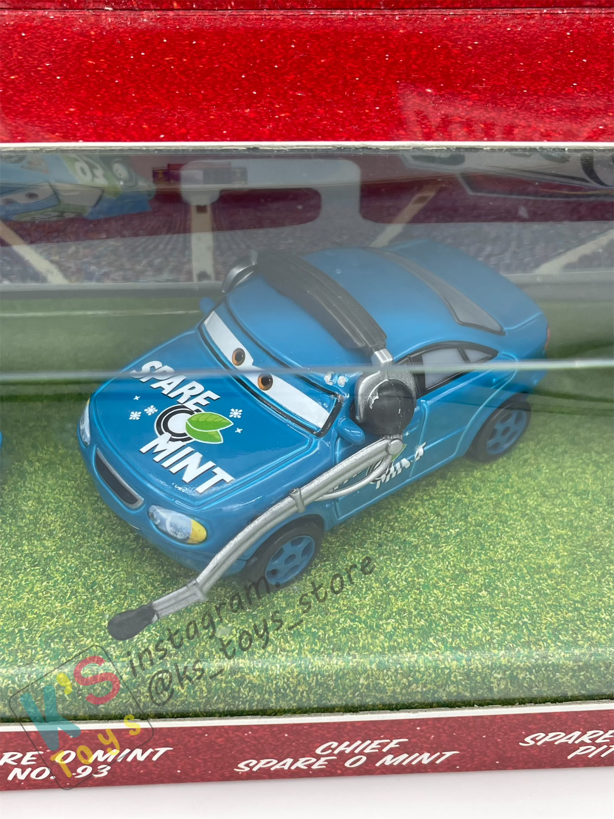 Gift Set Disney Pixar Cars 1:55 - 3-PACK SPARE O MIINT, CHIEF SPARE O MINT AND SPARE O MINT PITTY - BNIP