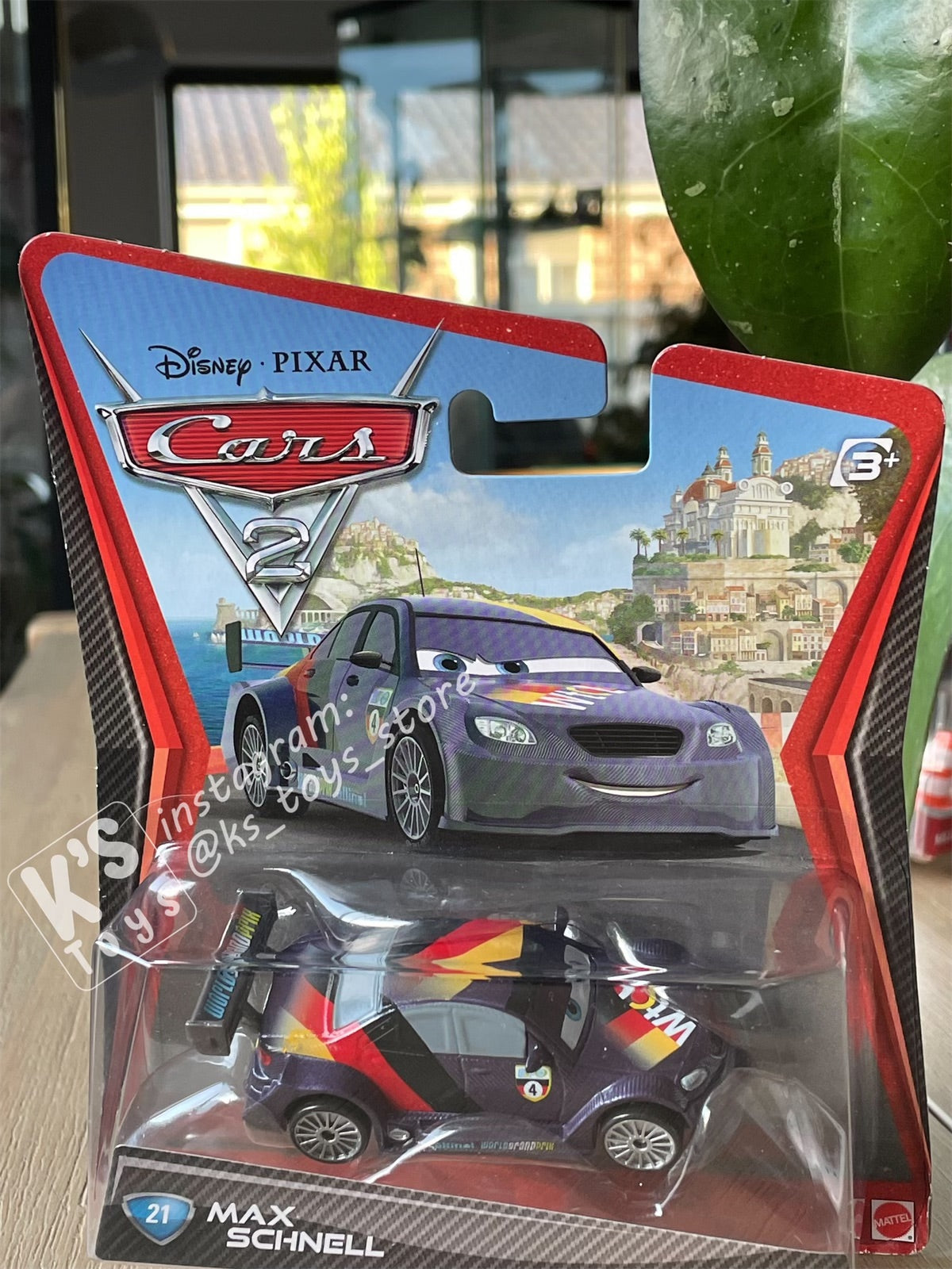 DISNEY PIXAR CARS BY MATTEL, CARS 2 MAX SCHNELL - BNIP