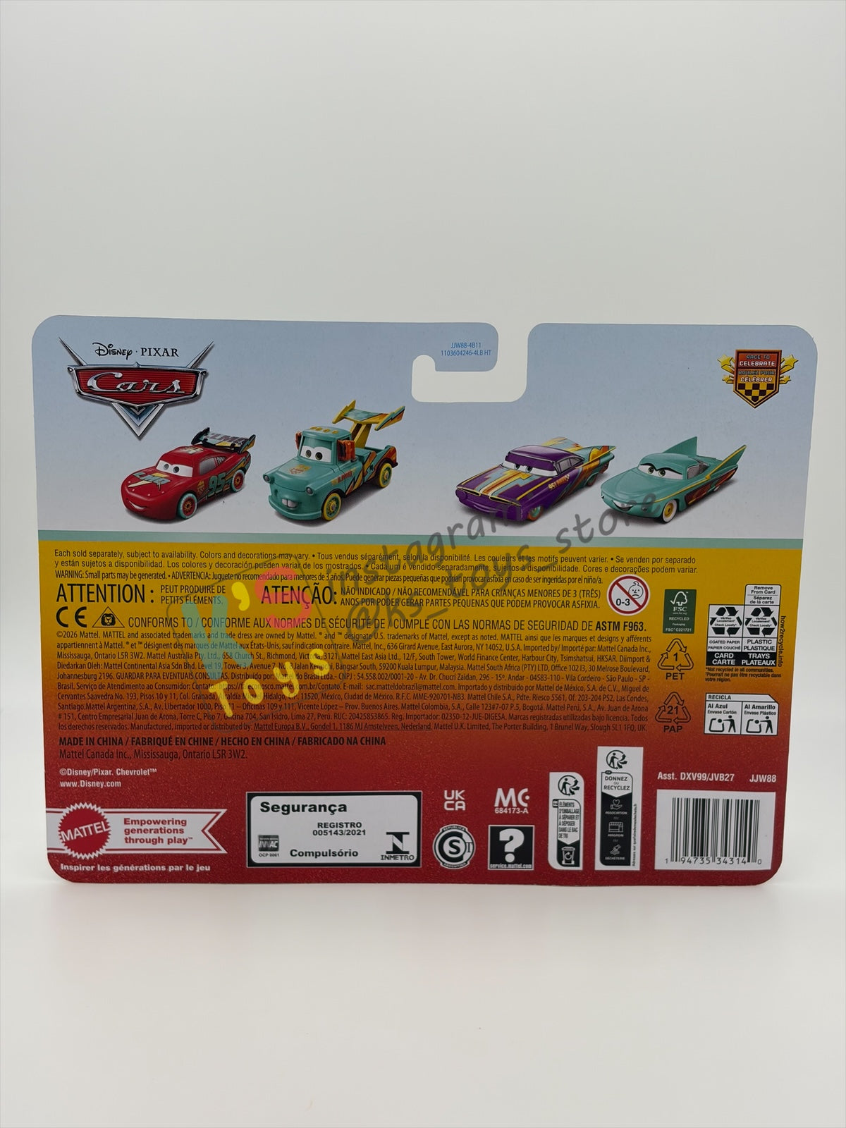 Disney Pixar Cars 1:55 by Mattel 2-Pack, RACE TO CELEBRATE FLO AND RAMONE - 2026 NEW RELEASE - BNIP