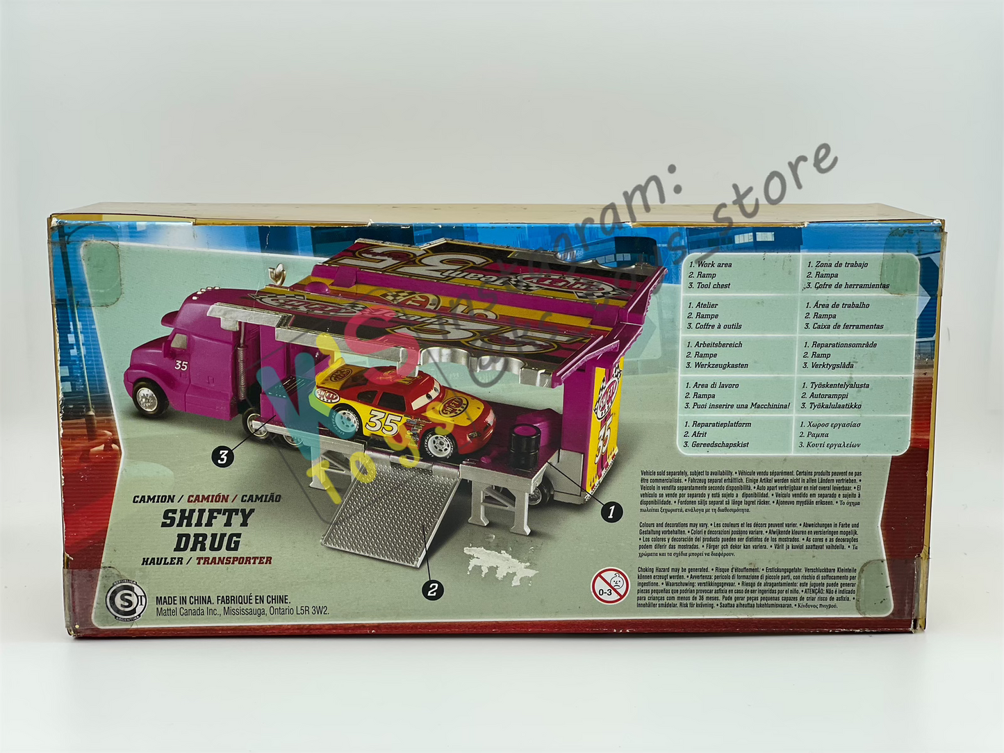 Hauler Disney Pixar Cars by Mattel, Bundle of 2 Haulers; Gil Hauler and Shifty Drug Hauler - BNIP - Please Read Description!!
