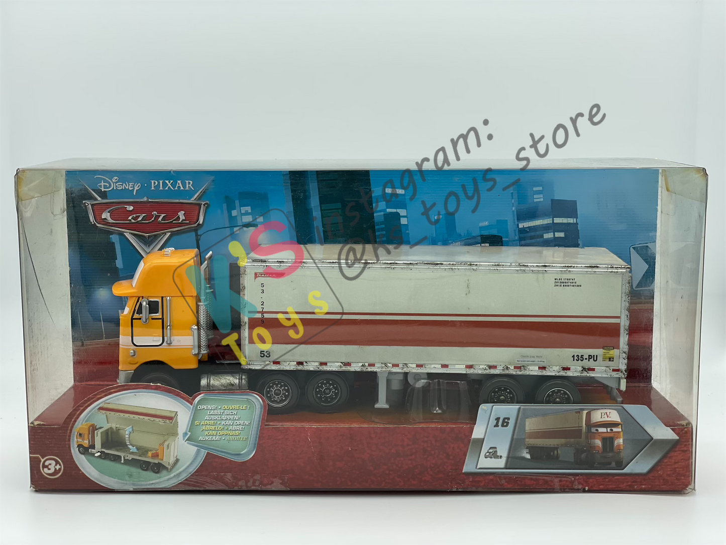 Hauler Disney Pixar Cars by Mattel, Bundle of 2 Haulers; Paul Valdez Hauler and Leak Less Hauler - BNIP - Please Read Description!!