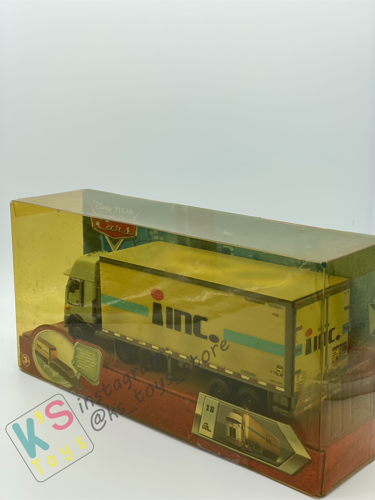 Hauler Disney Pixar Cars by Mattel, Bundle of 2 Haulers; Chet Boxkaar Hauler and Mack CARS 1 - BNIP - Please Read Description!!