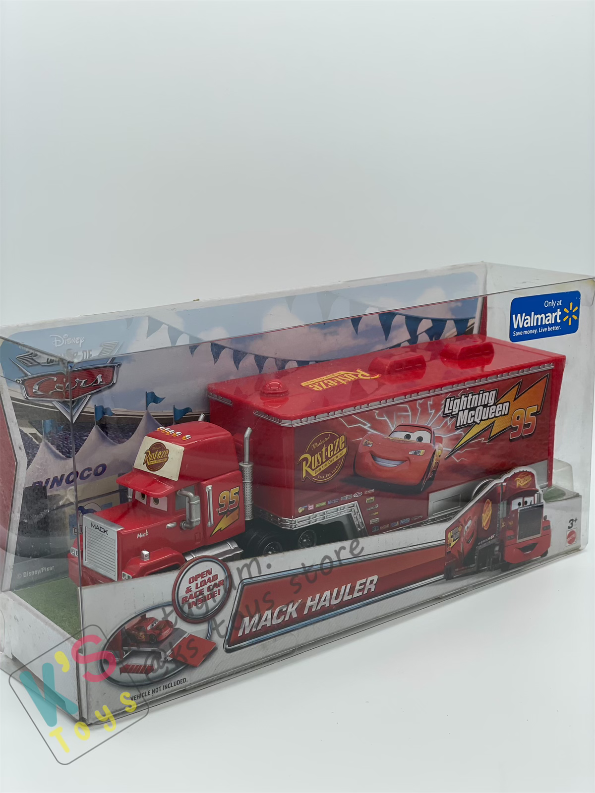 Hauler Disney Pixar Cars by Mattel, Bundle of 2 Haulers; Chet Boxkaar Hauler and Mack CARS 1 - BNIP - Please Read Description!!
