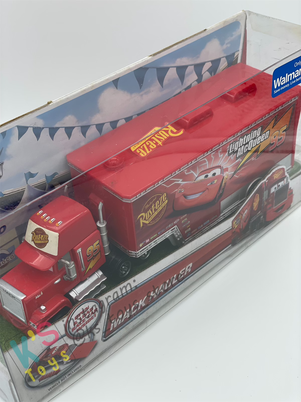 Hauler Disney Pixar Cars by Mattel, Bundle of 2 Haulers; Chet Boxkaar Hauler and Mack CARS 1 - BNIP - Please Read Description!!